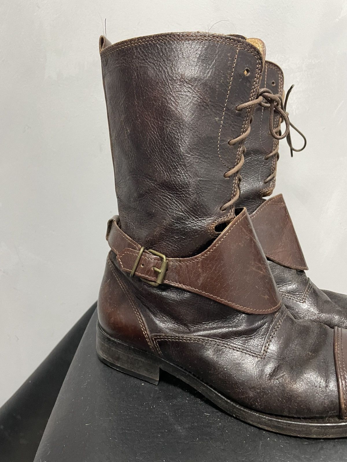 Harley Davidson Hugo Boss archive 2000s moto boots y2k Size US 8 / EU 41 - 2 Thumbnail