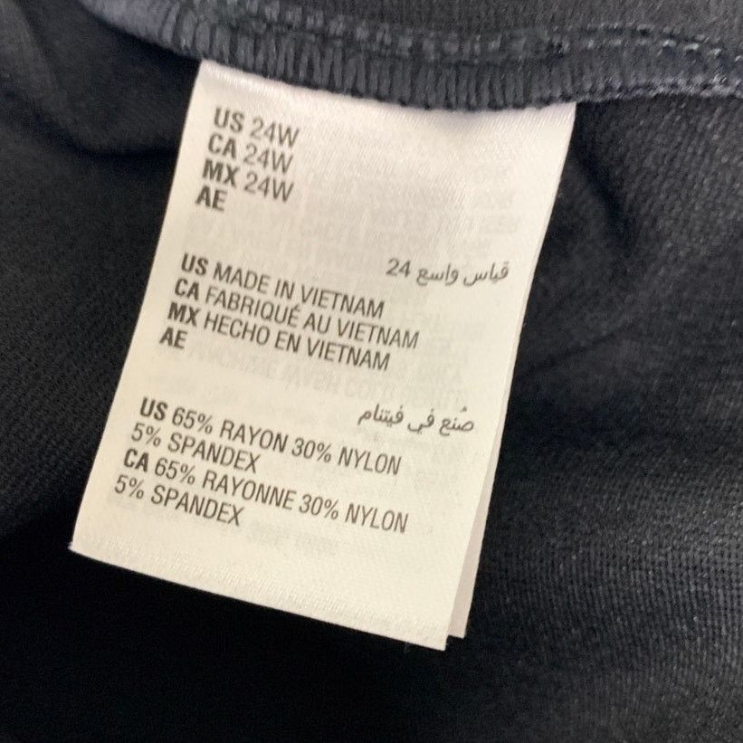 I.N.C New INC Womens 24W Skinny Leg Pull-On Mid Rise Ponte Pants Size 42" / US 20 - 6 Thumbnail