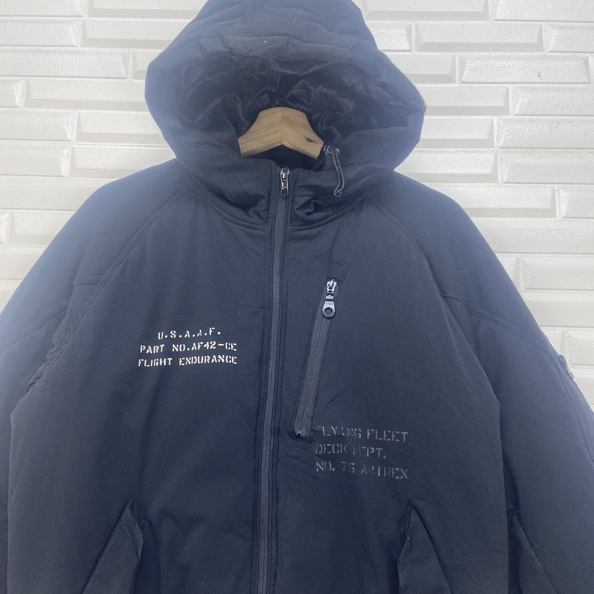 Avirex Flying Fleet Deck Dept. Air Field USAAF Bomber Jacket