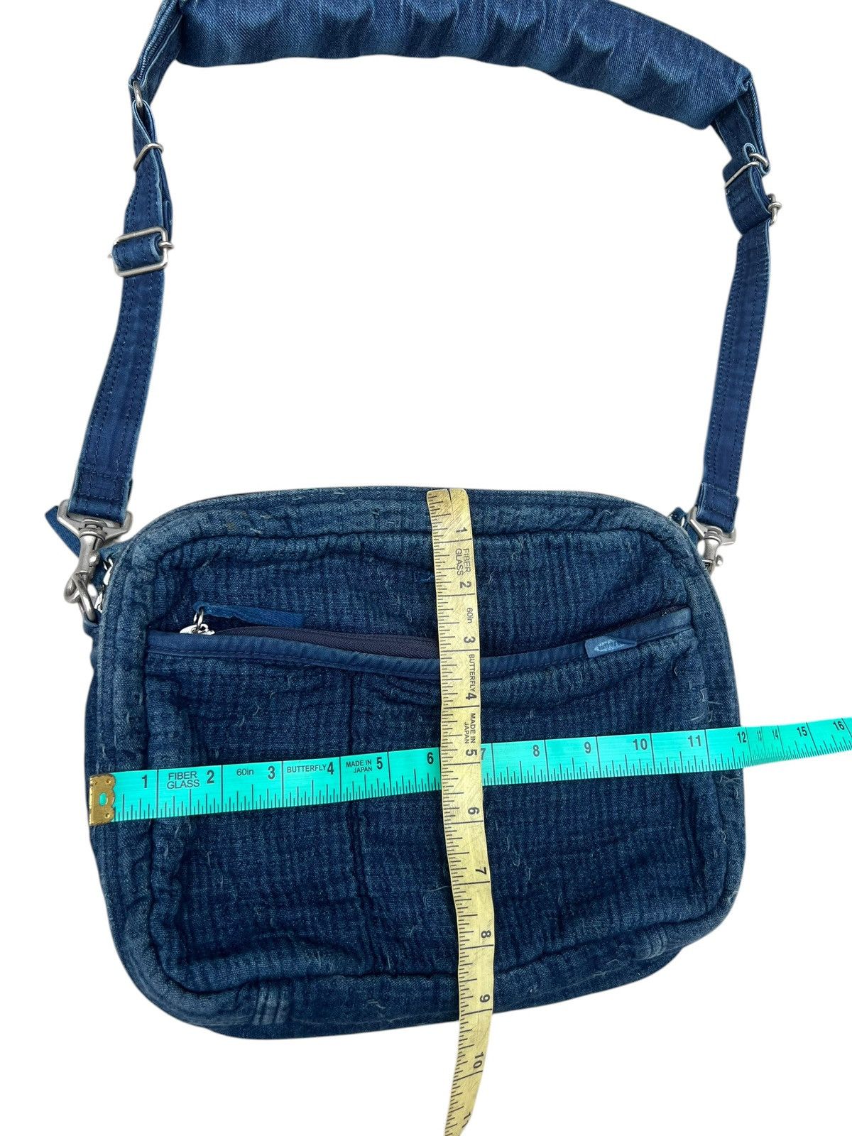 Porter Classic Porter Classic X Muatsu Fade Indigo Newton Sashiko Sling Bag Size ONE SIZE - 3 Thumbnail