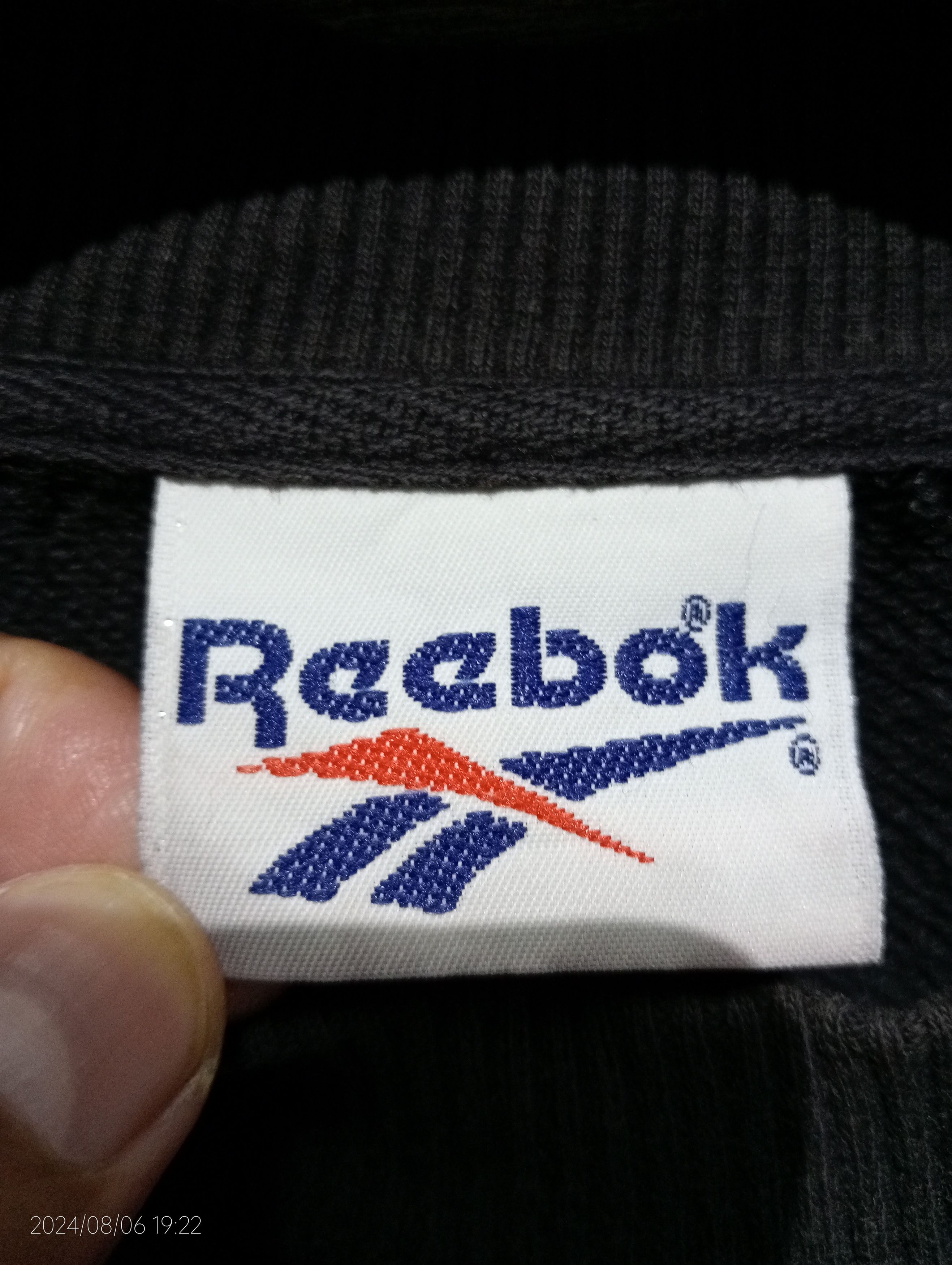 Reebok Vintage '90s Reebok Embroidery Big Logo Crewneck Sweatshirt Size US L / EU 52-54 / 3 - 4 Thumbnail