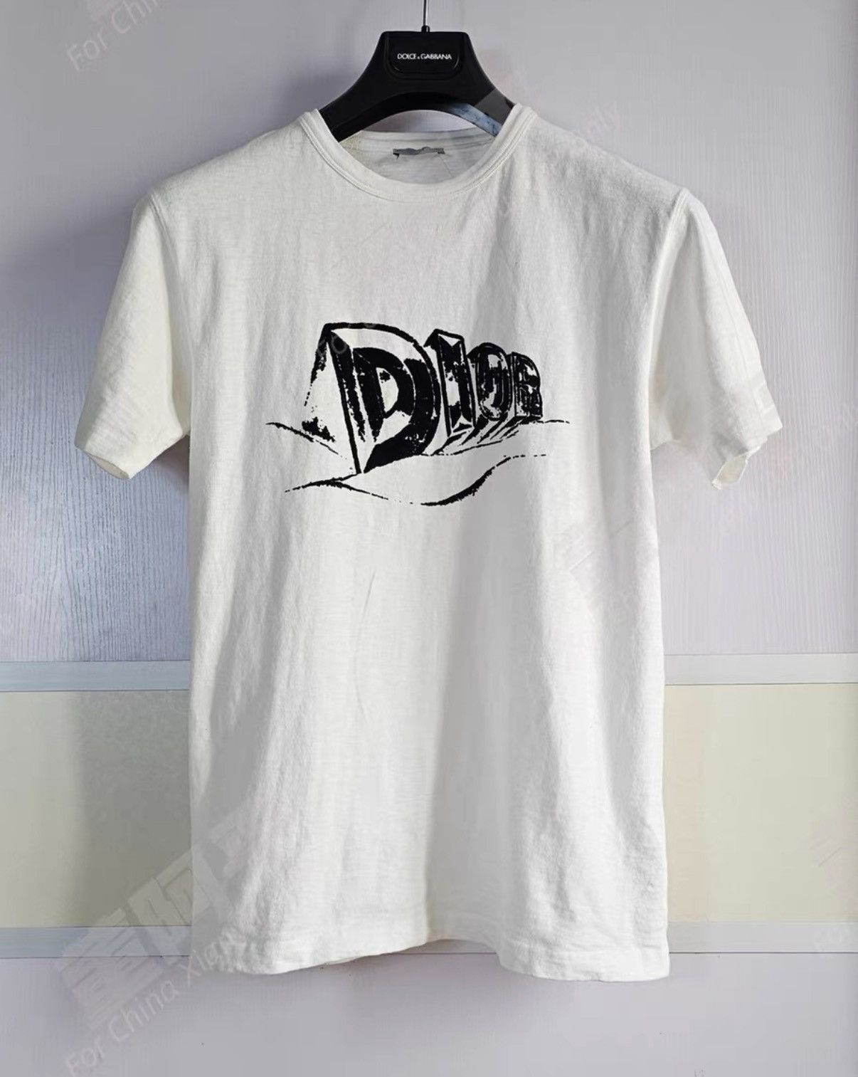 Dior × Hedi Slimane Dior Homme SS05 D Logo Tee | Grailed