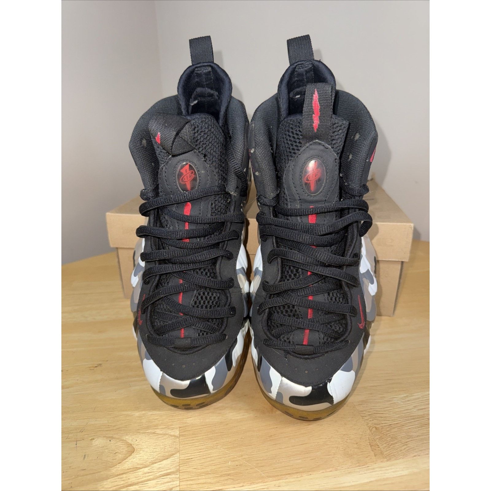Nike Size 10.5 Nike 2013 Fighter Jet Foamposite One PRM OG BOX Size US 10.5 / EU 43-44 - 5 Thumbnail
