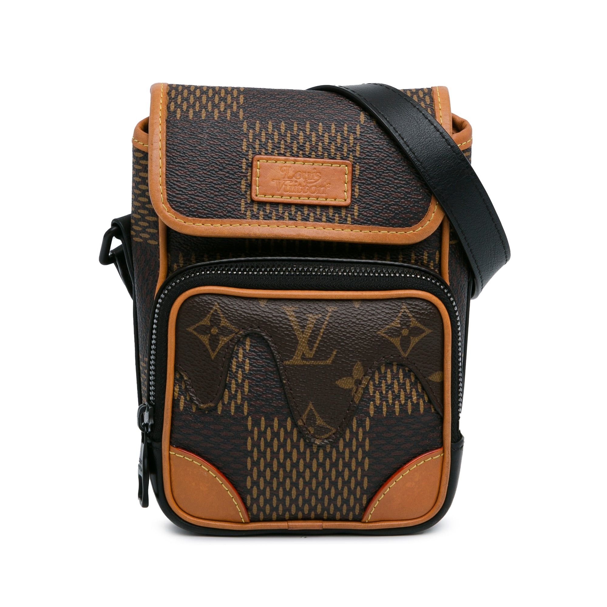 Louis Vuitton Louis Vuitton Nigo Giant Damier Ebene Monogram Nano Amazone Brown Size ONE SIZE - 1 Thumbnail