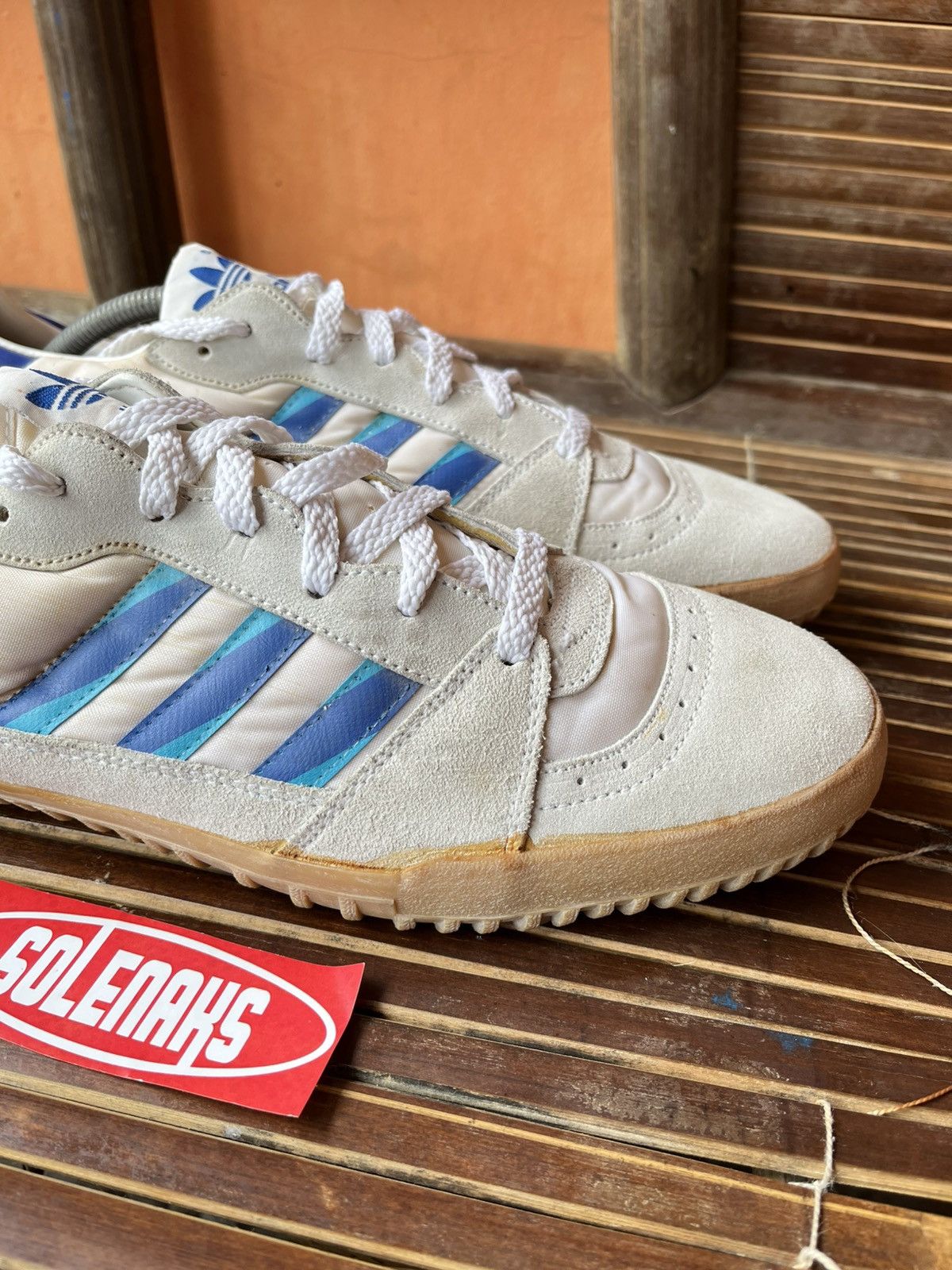 Adidas 1990s Adidas Indoor training vintage rare Size US 12.5 / EU 45-46 - 3 Thumbnail