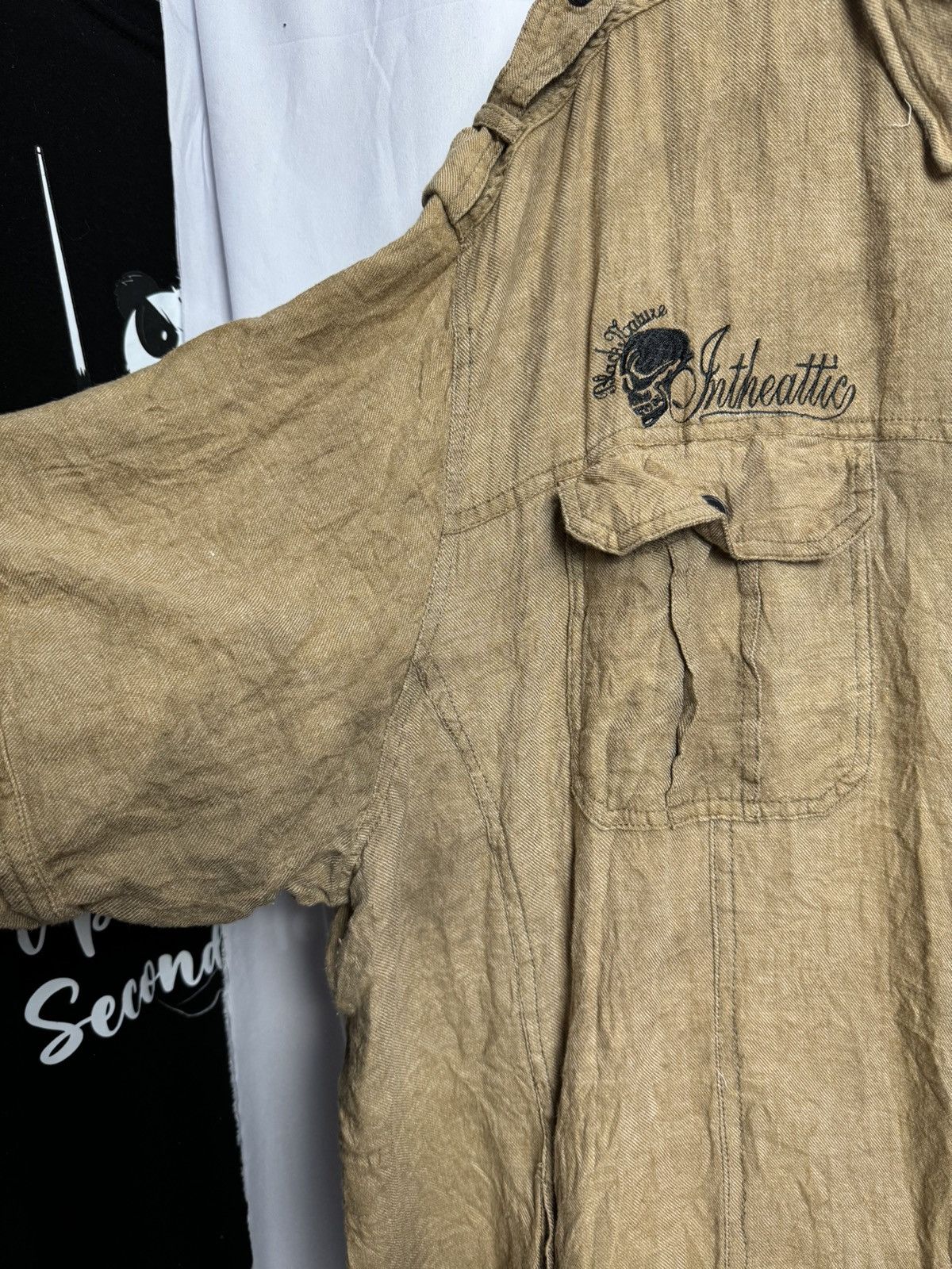 Hysteric Glamour × If Six Was Nine × Japanese Brand The Rockstars Shirt Button Intheattic Big Size Size US XL / EU 56 / 4 - 6 Thumbnail