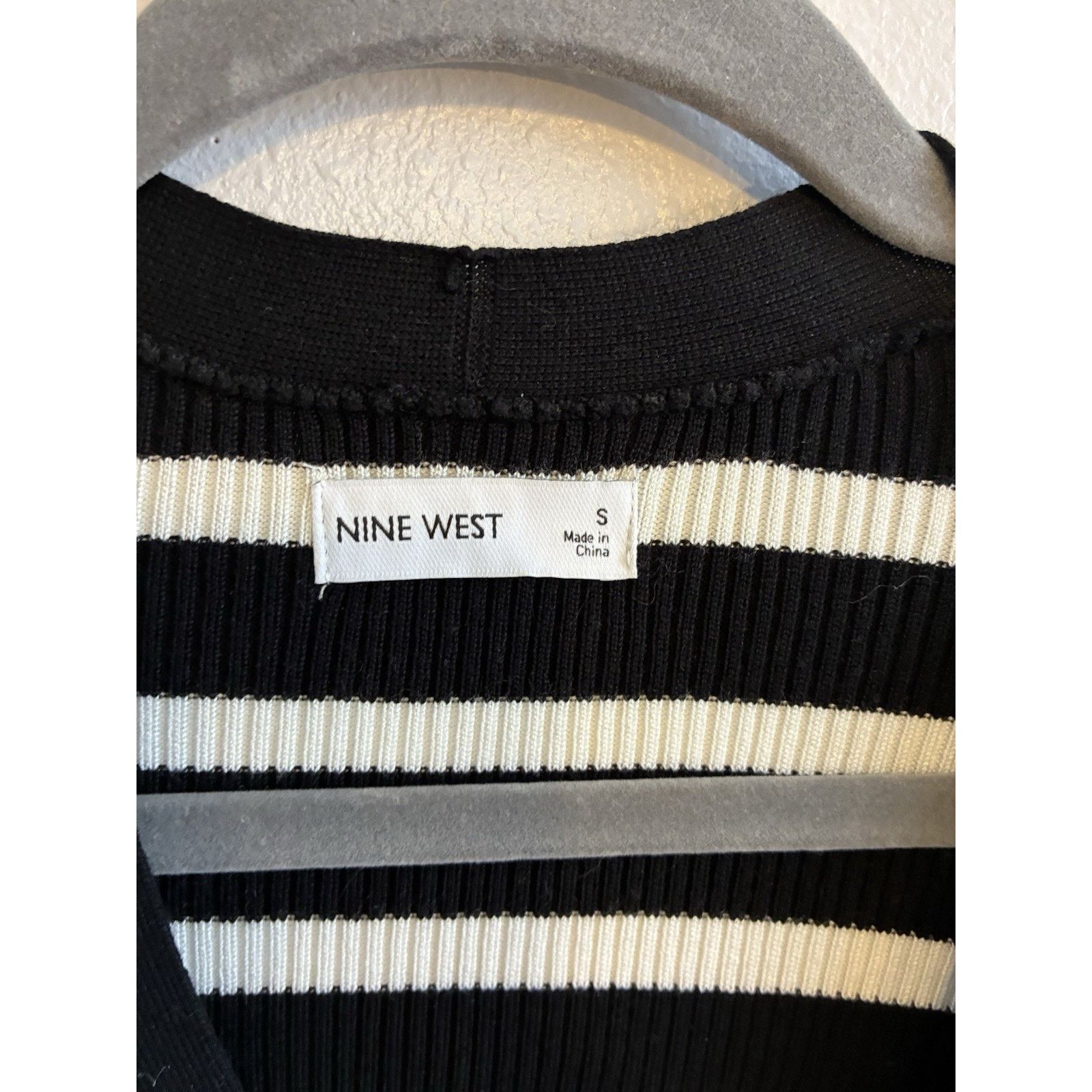 Nine West Striped Long Duster Cardigan Quiet Luxury Minimalist S Size S / US 4 / IT 40 - 7 Thumbnail