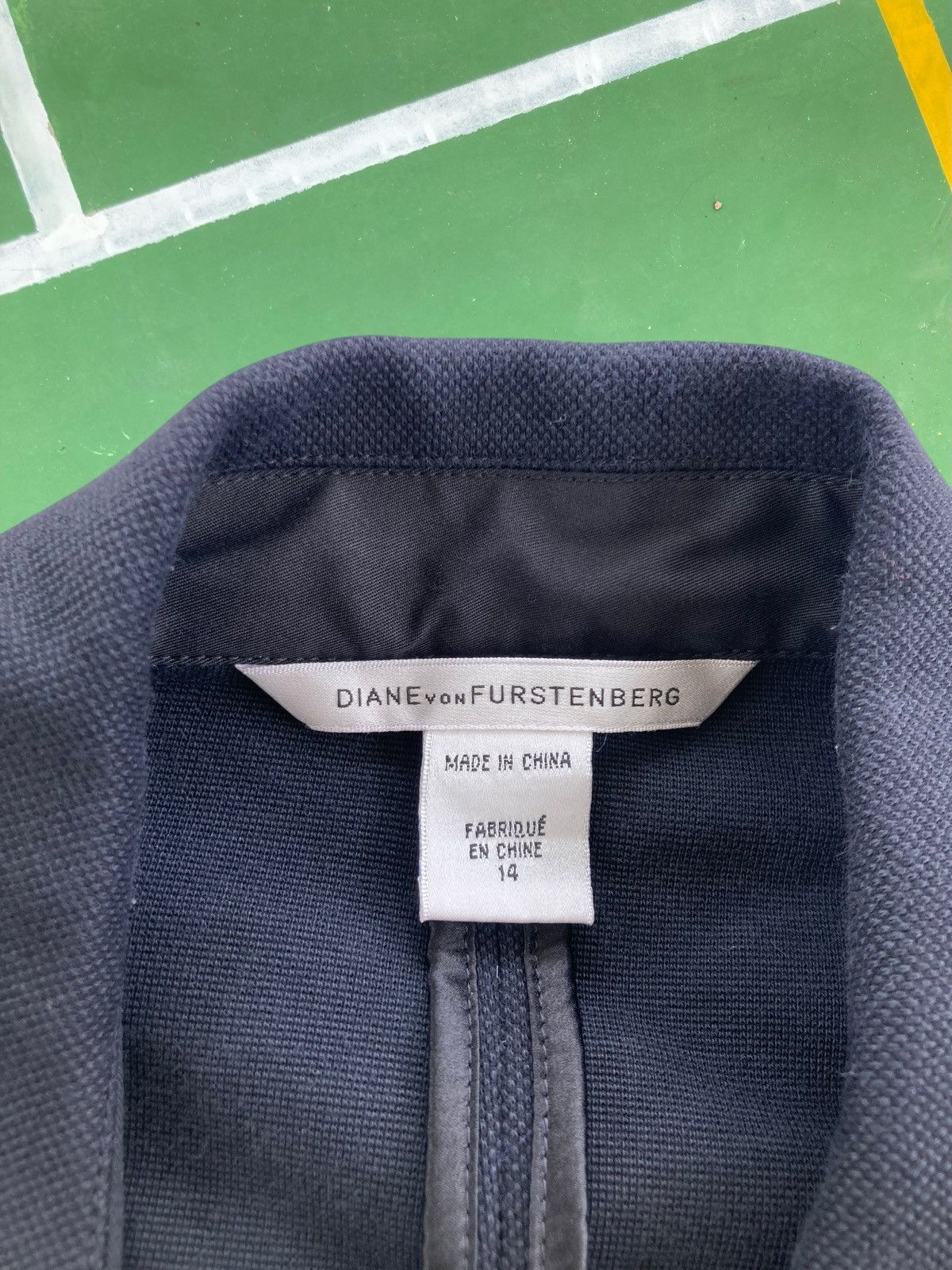 Diane von Furstenberg Structured Utility Blazer with Button Details Bondage Jacket Size M / US 6-8 / IT 42-44 - 6 Thumbnail