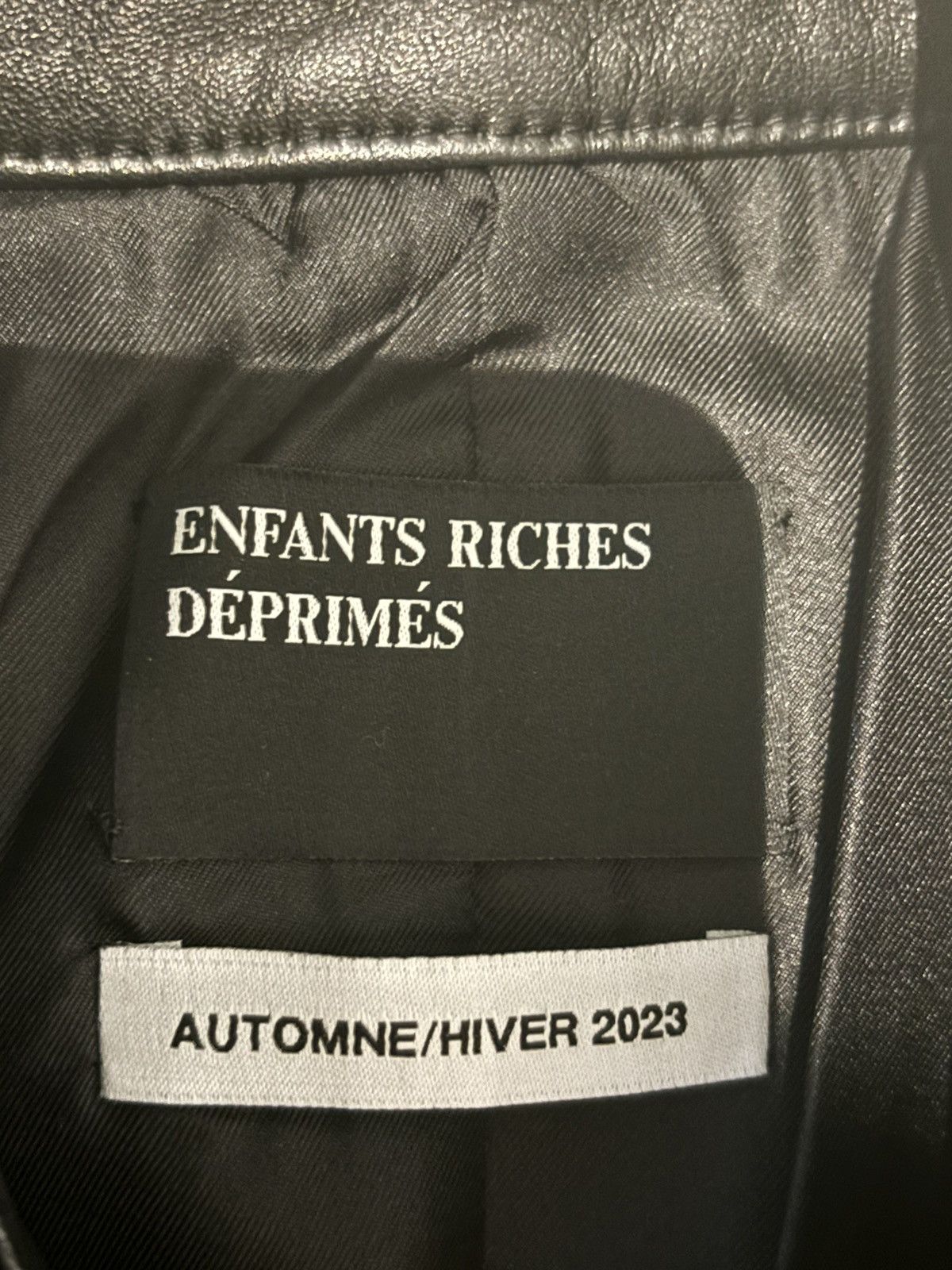 Enfants Riches Deprimes enfants riches deprimes 24fw rose buckle leather jacket Size US XS / EU 42 / 0 - 6 Thumbnail
