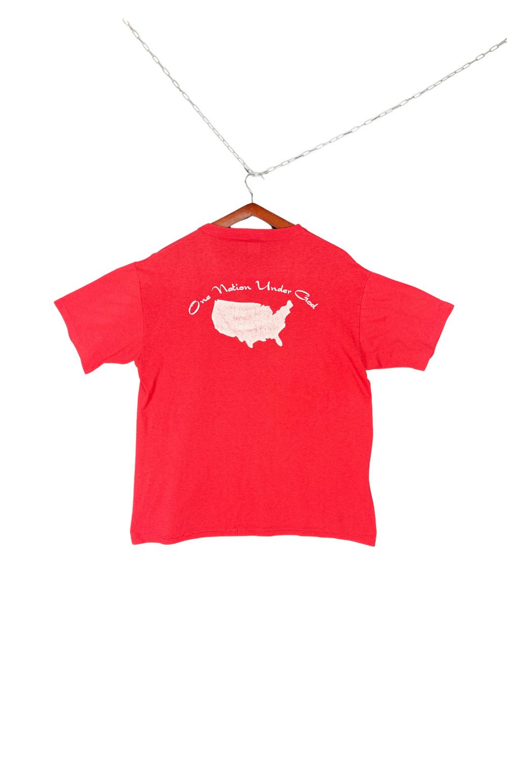 Russell Athletic 90s Russell Athletic “One Nation Under God” USA Church Tee Size US L / EU 52-54 / 3 - 1 Thumbnail