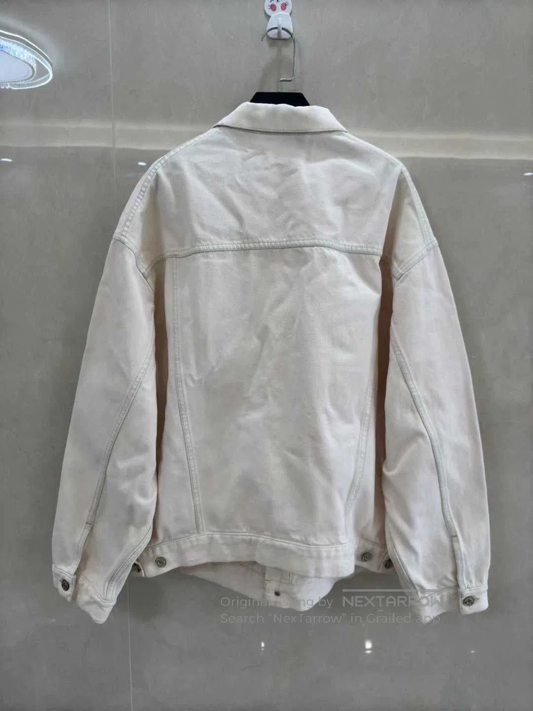 Balenciaga Balenciaga Logo Embroidered Denim Jacket. Size US XS / EU 42 / 0 - 5 Thumbnail