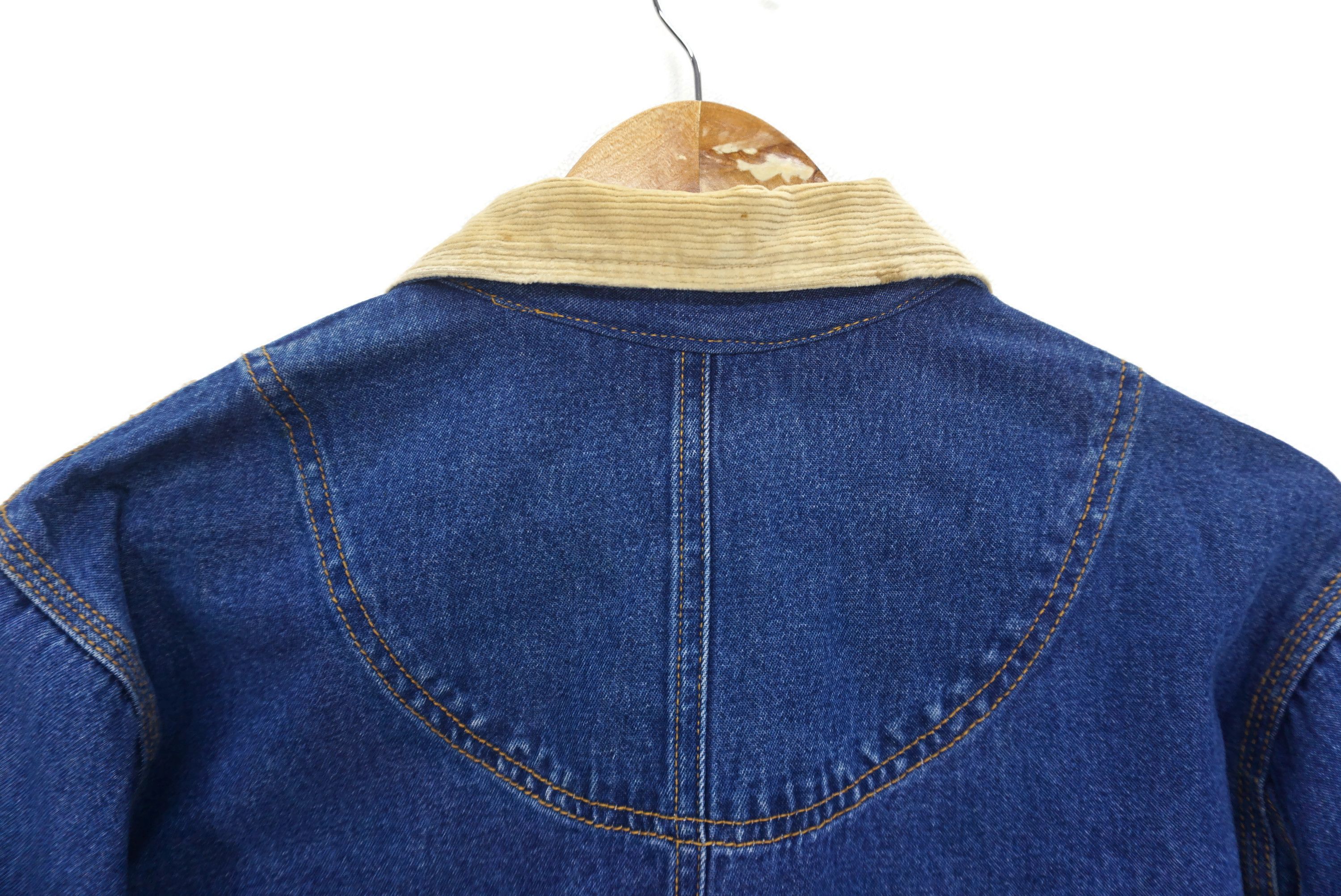 Bill Blass Bill Blass Denim Trucker Hunting Jacket Corduroy Collar Size M / US 6-8 / IT 42-44 - 9 Thumbnail