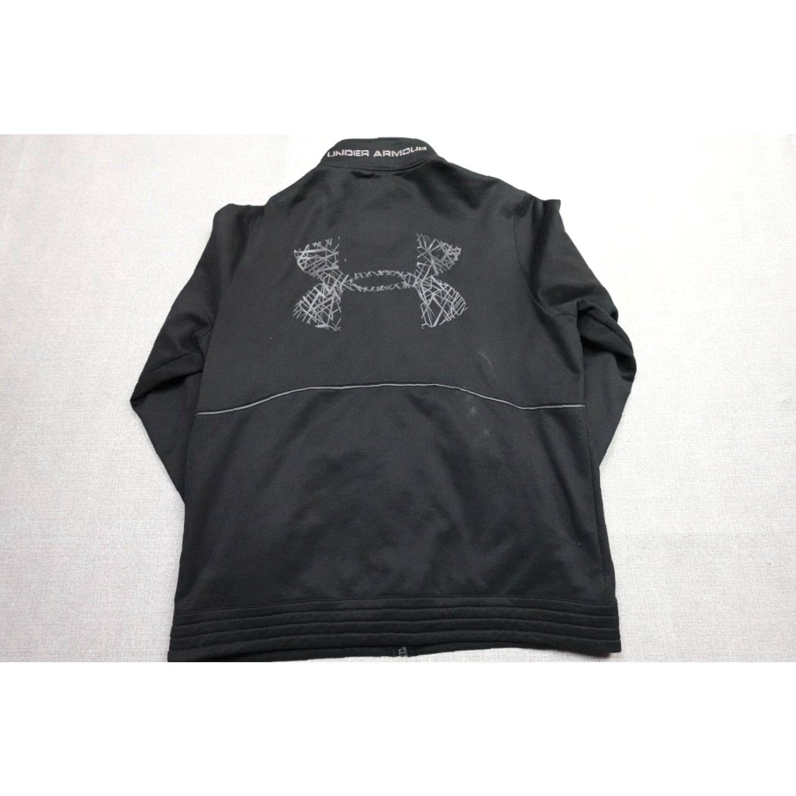 Under Armour Under Armour Sweatshirt Men 2XL Black Full Zip Fleece Logo Cozy Active Gym & Training Mens Size US XXL / EU 58 / 5 - 4 Thumbnail