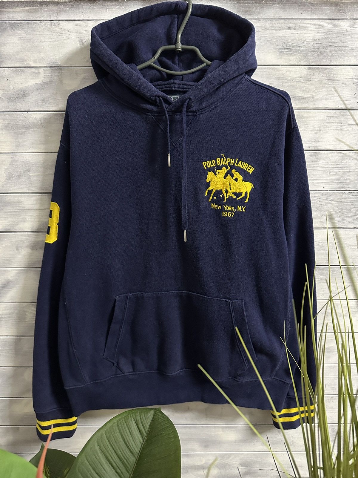 Polo Ralph Lauren Ralph Lauren Vintage Rare Hoodie Polo Ralph Lauren New York NY 1967 Grailed