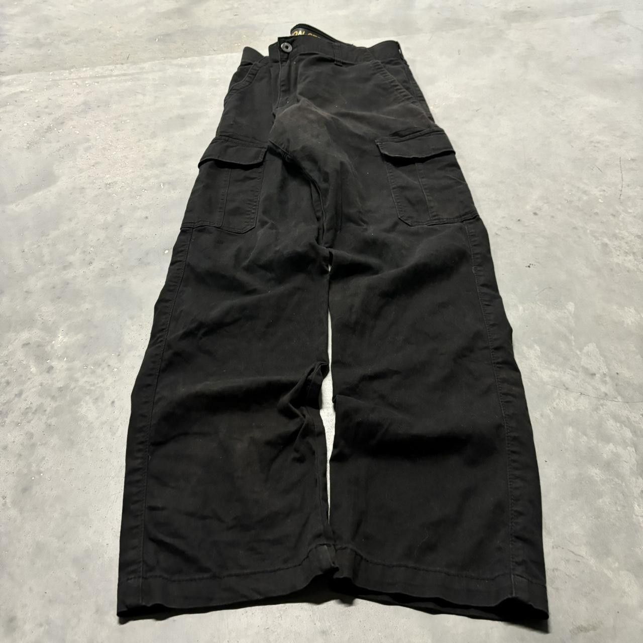 Japanese Brand × Vintage Crazy Vintage Y2K/2000s Grunge Black Skater Workwear Cargo Pants! Size US 34 / EU 50 - 3 Thumbnail