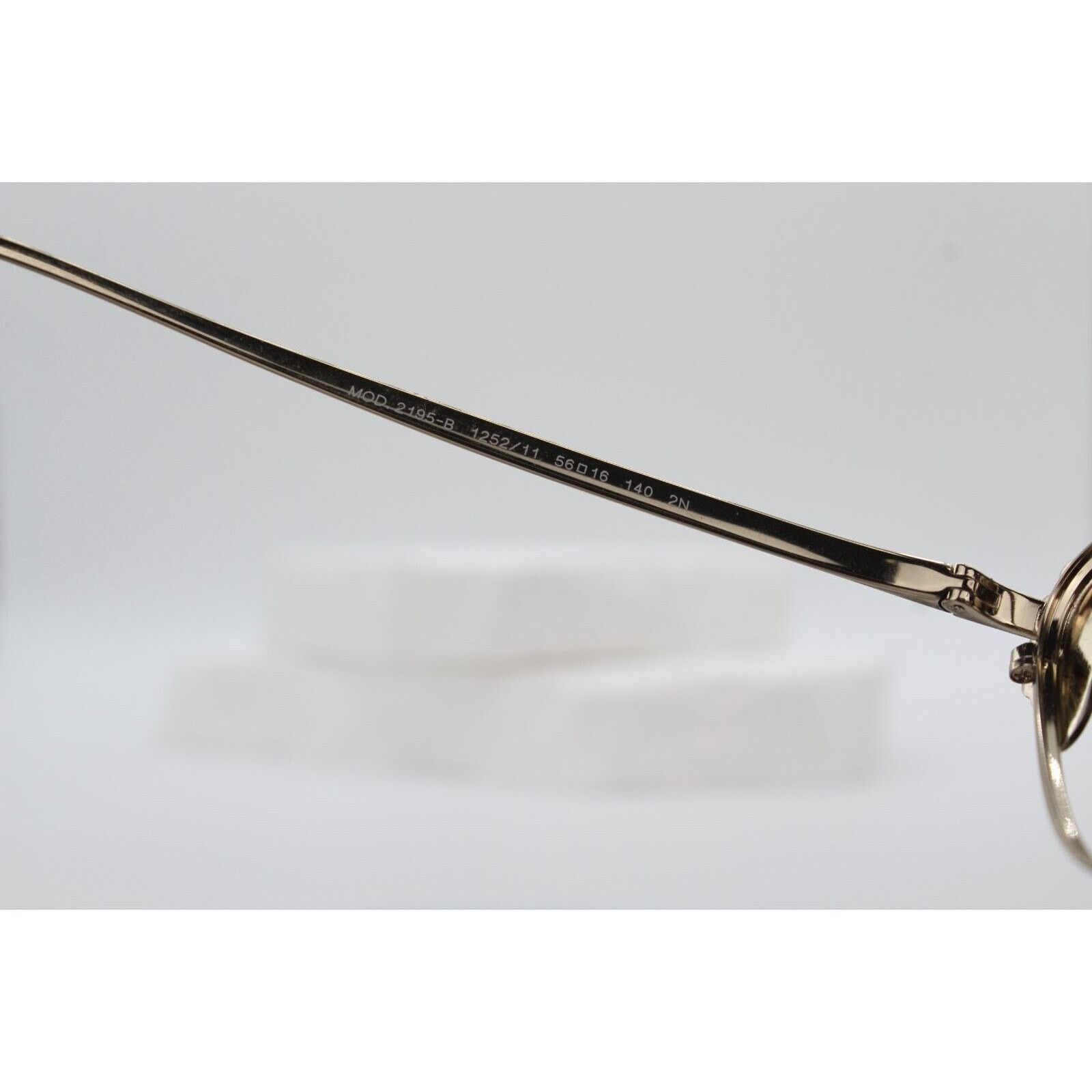 Versace Versace 2195-B 1252/11 Eyeglasses - Gold (No Lenses) Size ONE SIZE - 5 Thumbnail