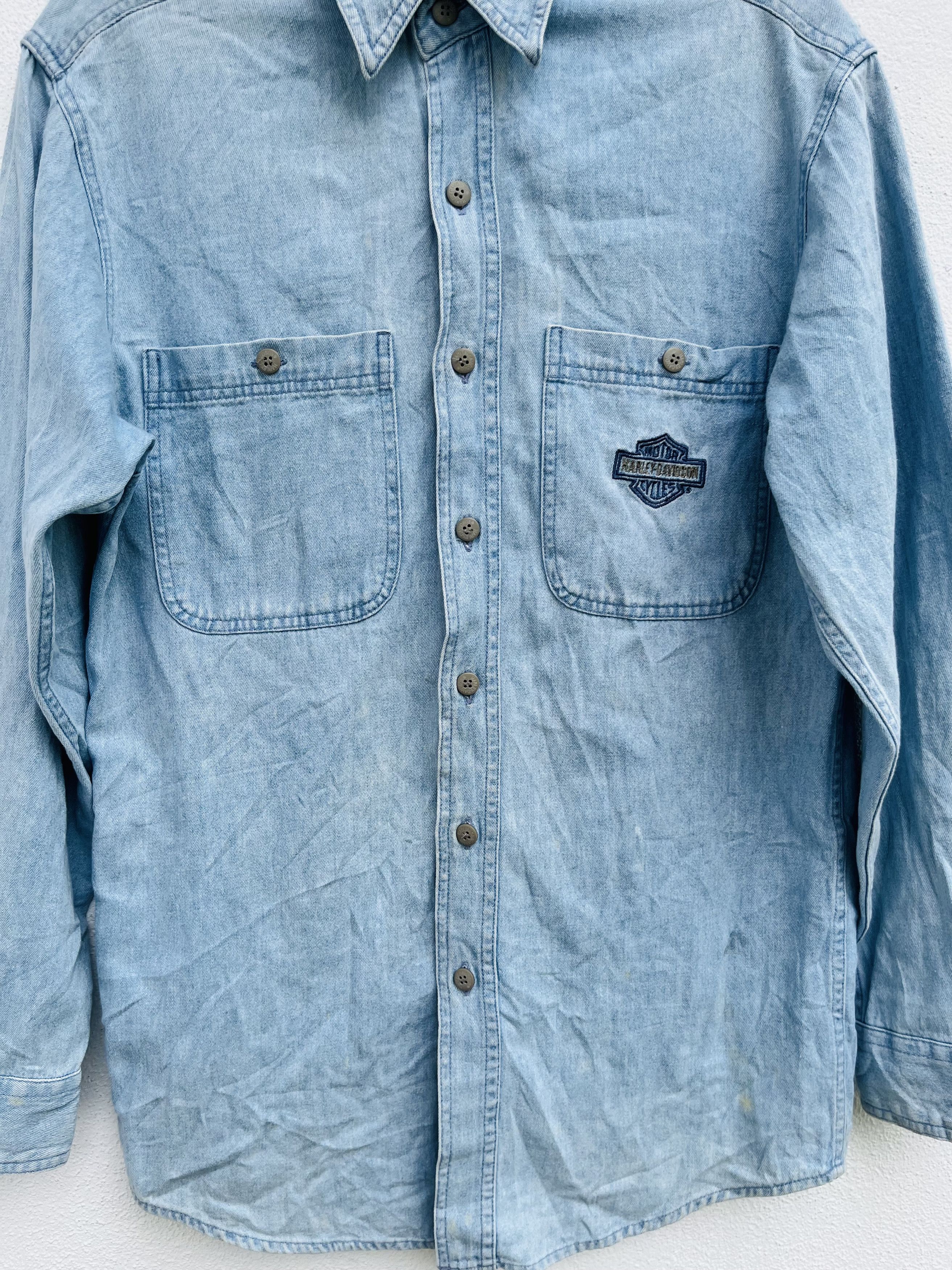 Harley Davidson Vintage Harley Davidson Motorcycle Fashion Style Shirt Size US M / EU 48-50 / 2 - 6 Thumbnail