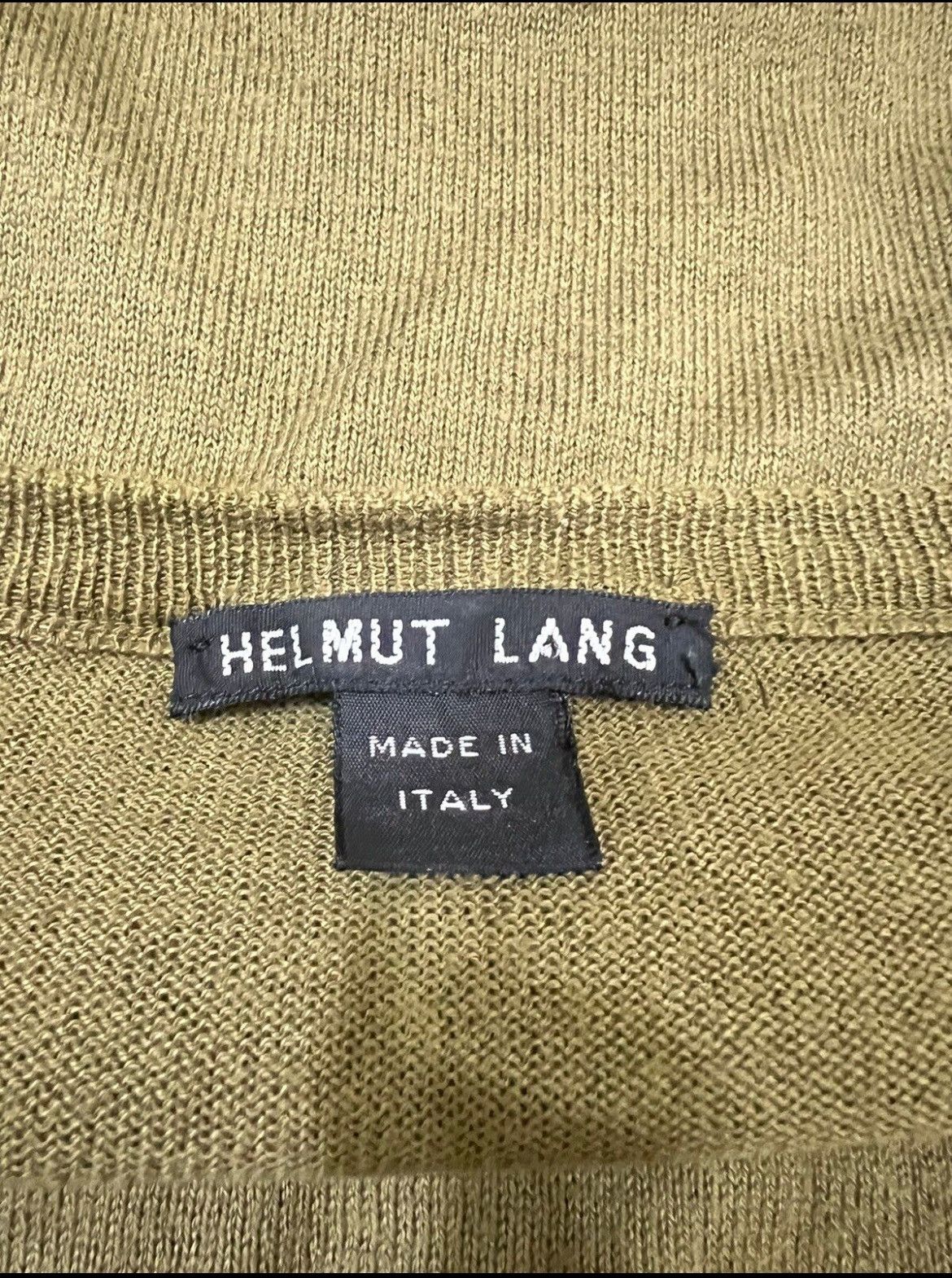 Helmut Lang OG 90s Helmut Lang Knit Tank Top Military Sweater Size US M / EU 48-50 / 2 - 8 Thumbnail