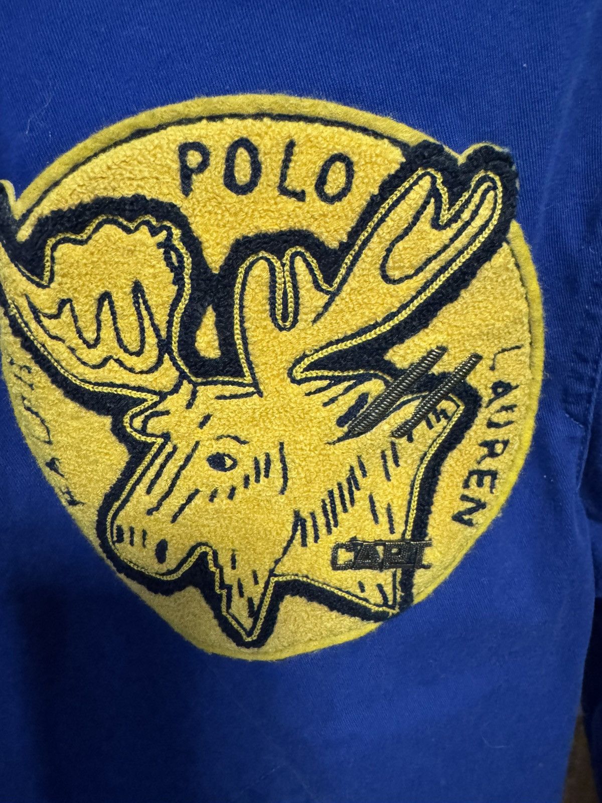 Polo Ralph Lauren Polo Ralph Lauren Sportsman Pine Lake Moose Letterman Jacket Size US M / EU 48-50 / 2 - 5 Thumbnail