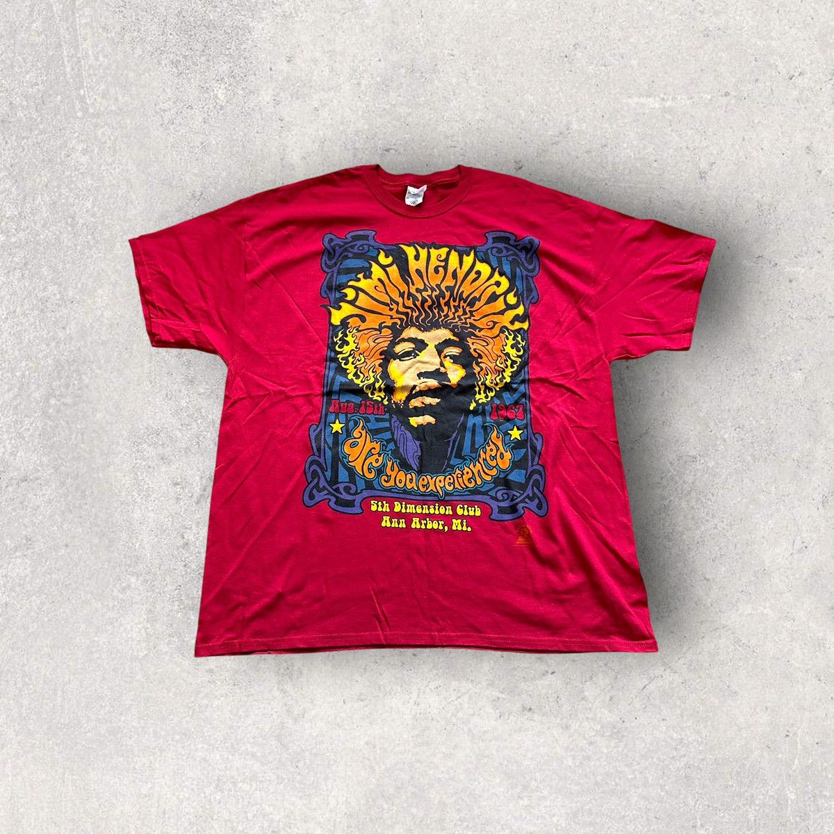 Band Tees × Gildan × Jimi Hendrix Jimi Hendrix tee Size US XXL / EU 58 / 5 - 1 Thumbnail