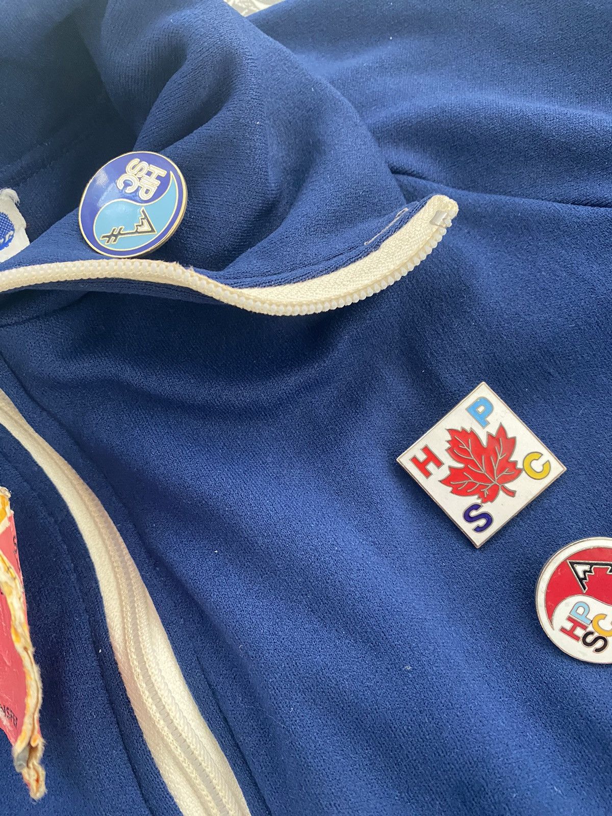 Vintage Vintage 70s Y2K Rare Skiing Pins Zip Up S Size US S / EU 44-46 / 1 - 6 Thumbnail
