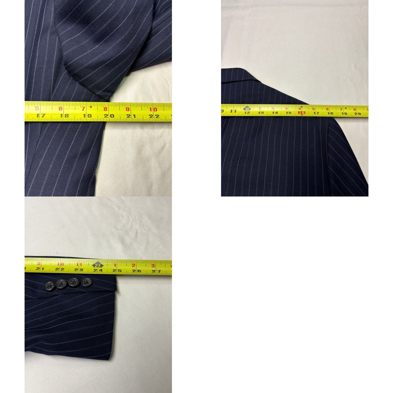 Polo Ralph Lauren Polo Ralph Lauren Blazer Navy Pinstripe Wool 2 Piece Italian Made 40R Classic Single-Breasted Mens Blazer Mens Navy Pinstripe Wool Blazer 40R Italy Size US L / EU 52-54 / 3 - 9 Thumbnail