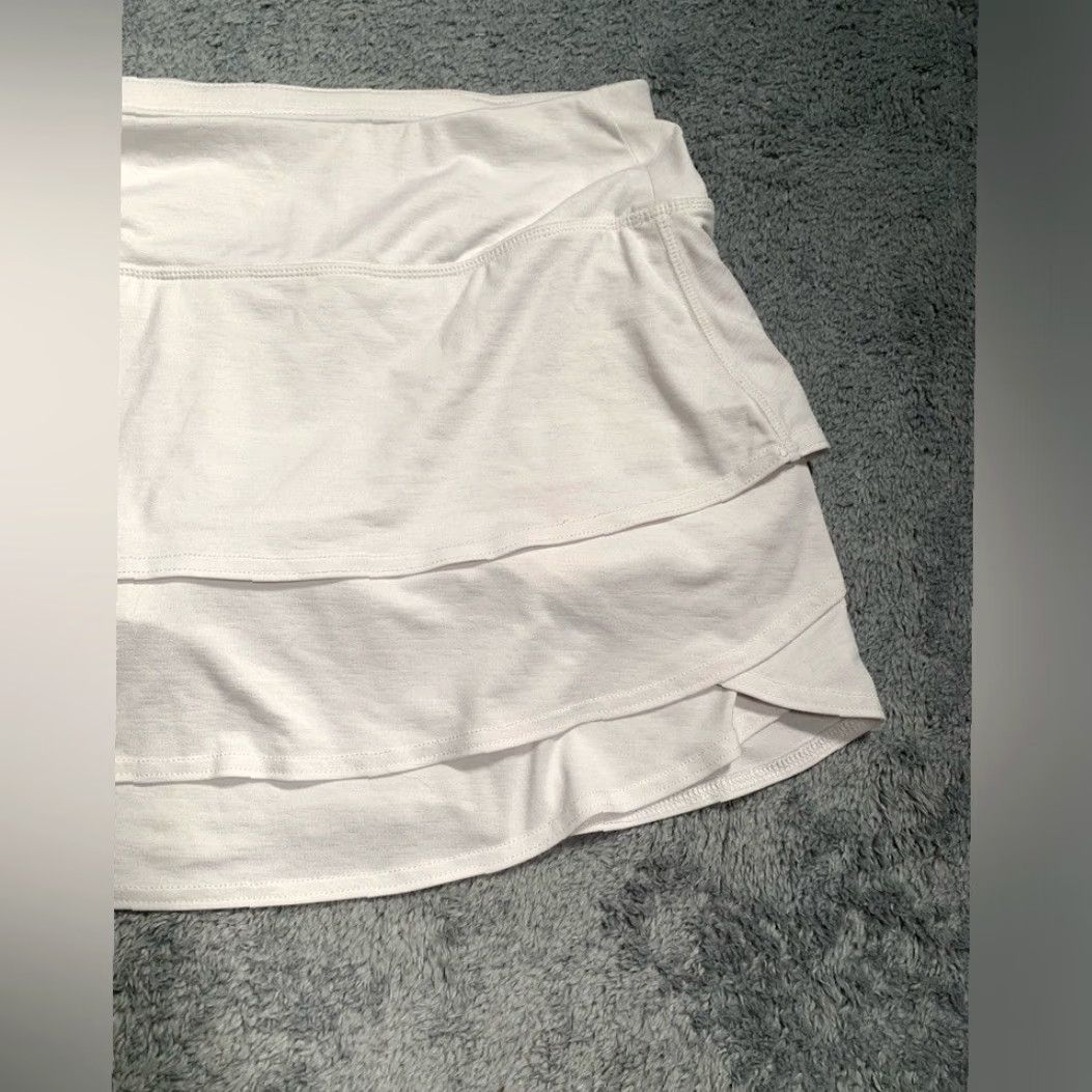 Athleta Athleta Skort Women Medium White Athletic Regular M Size ONE SIZE - 3 Thumbnail