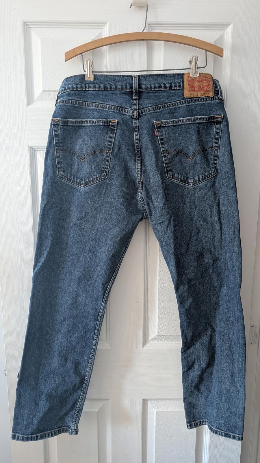Levi's Levi’s 505 Regular Fit Jeans Men’s W36 L29 Blue Straight Leg Size US 36 / EU 52 - 1 Thumbnail