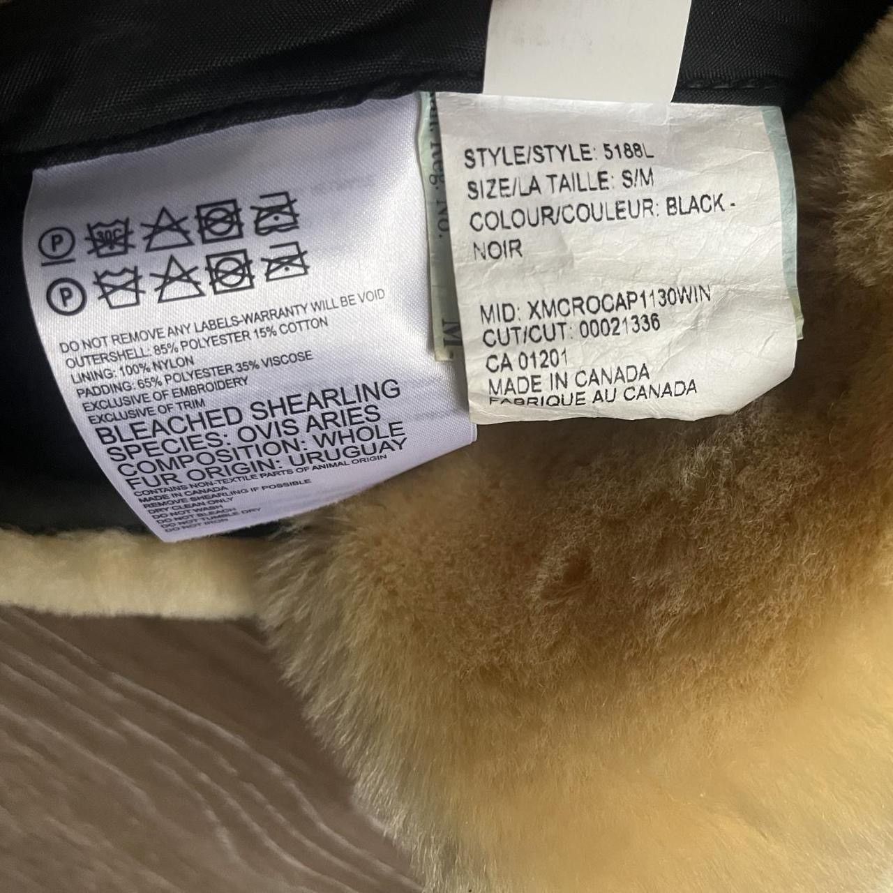 Canada Goose canada goose black shearling trapper hat Size ONE SIZE - 7 Thumbnail