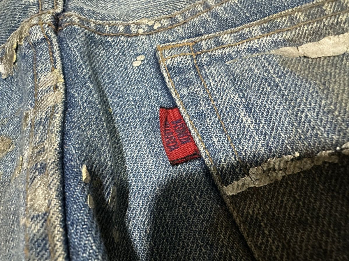 Yoshiyuki Konishi 🔥Archived Yoshiyuki Konishi Splatter Gold Painted Denim Size US 28 / EU 44 - 12 Thumbnail
