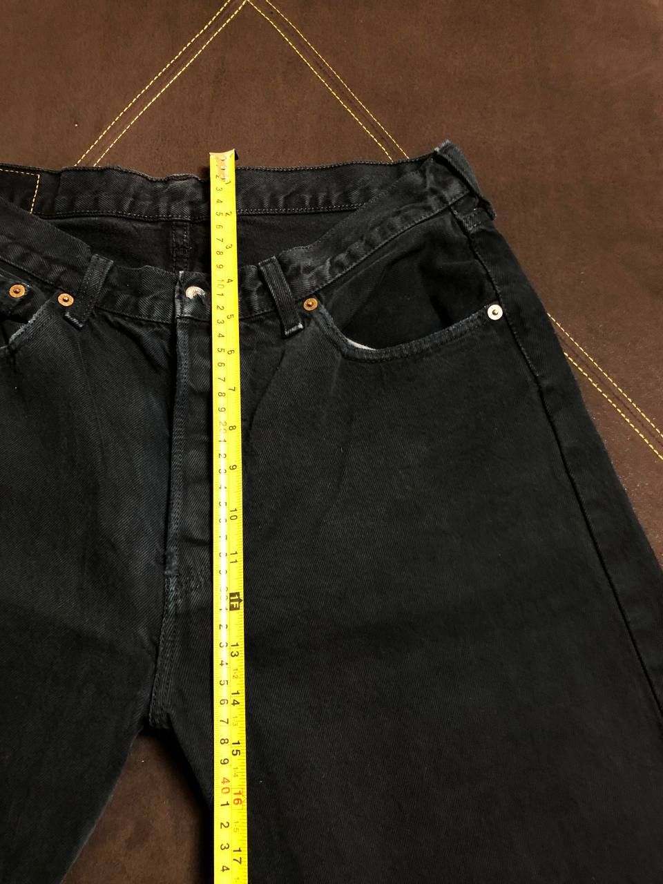 Levi's Vintage 90s Levi's 501 Black Jeans streetwear Size US 34 / EU 50 - 11 Thumbnail