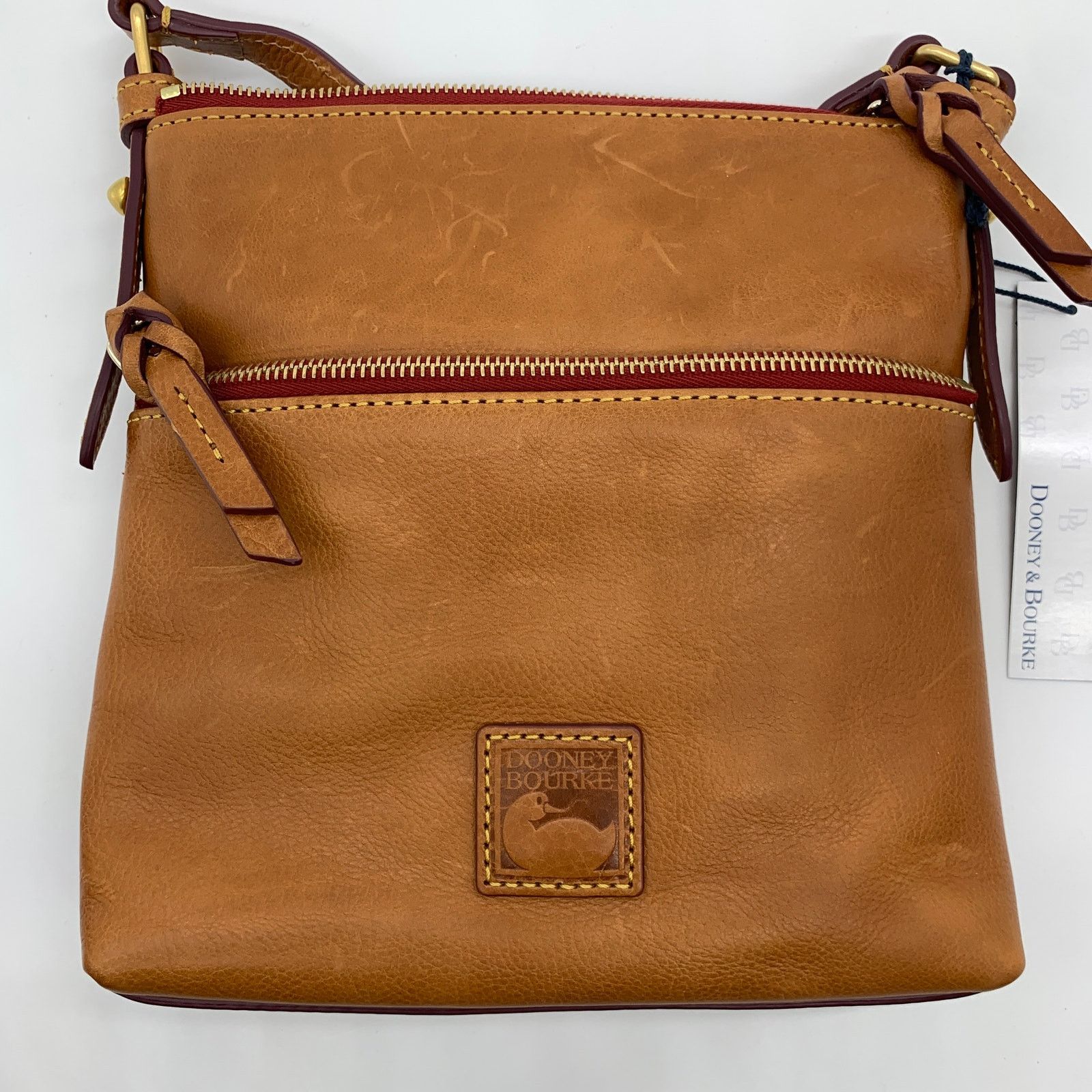 Dooney & Bourke Dooney & Bourke Leather Crossbody Purse Letter Carrier Size ONE SIZE - 8 Thumbnail