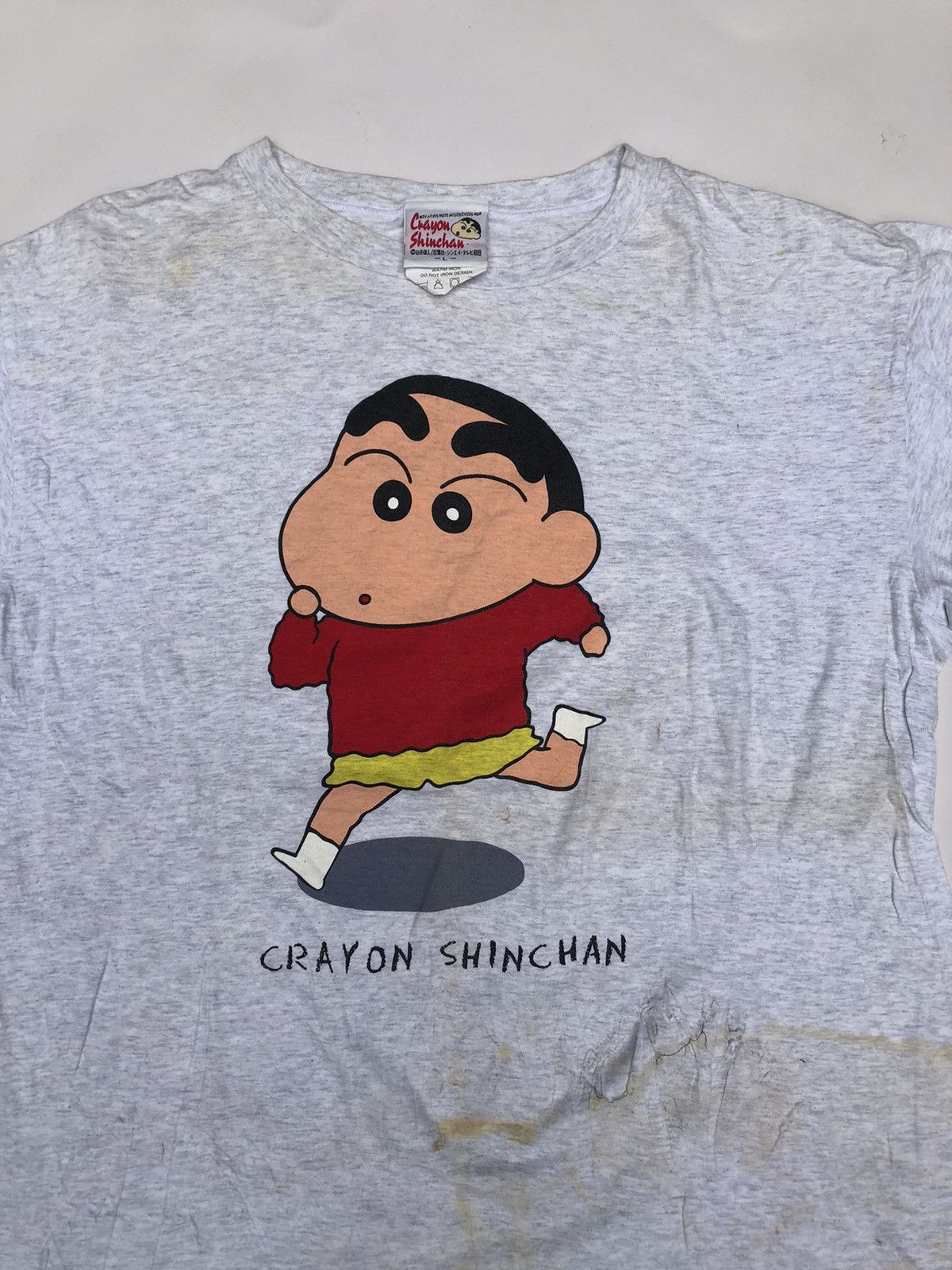 Anime × Beauty Beast × Japanese Brand Vintage Distressed Crayon Shincan Tshirt Tee Size US L / EU 52-54 / 3 - 4 Thumbnail