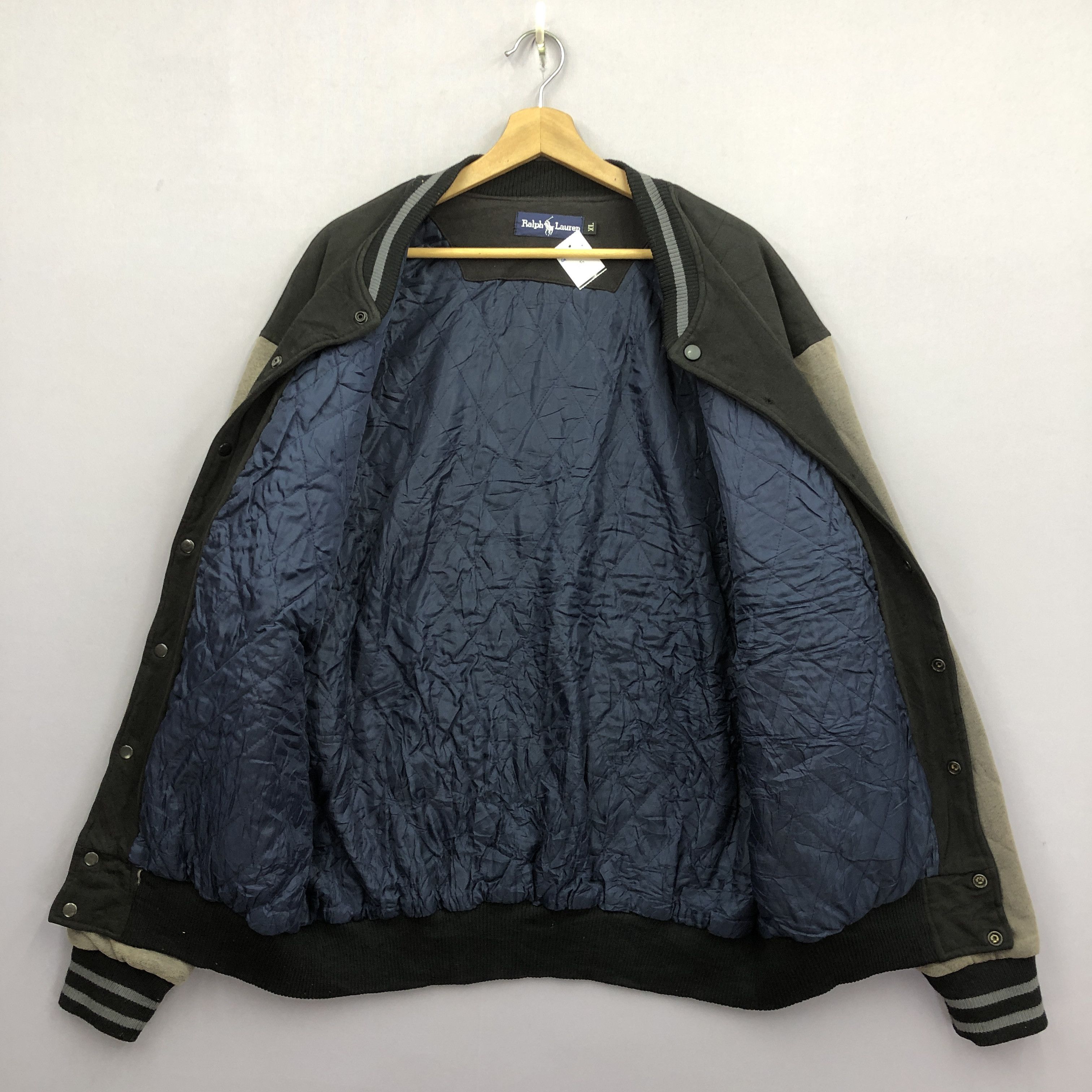 Polo Ralph Lauren × Vintage Vintage Polo Ralph Lauren Sweater Varsity Button Sweatshirt Size US XL / EU 56 / 4 - 5 Thumbnail