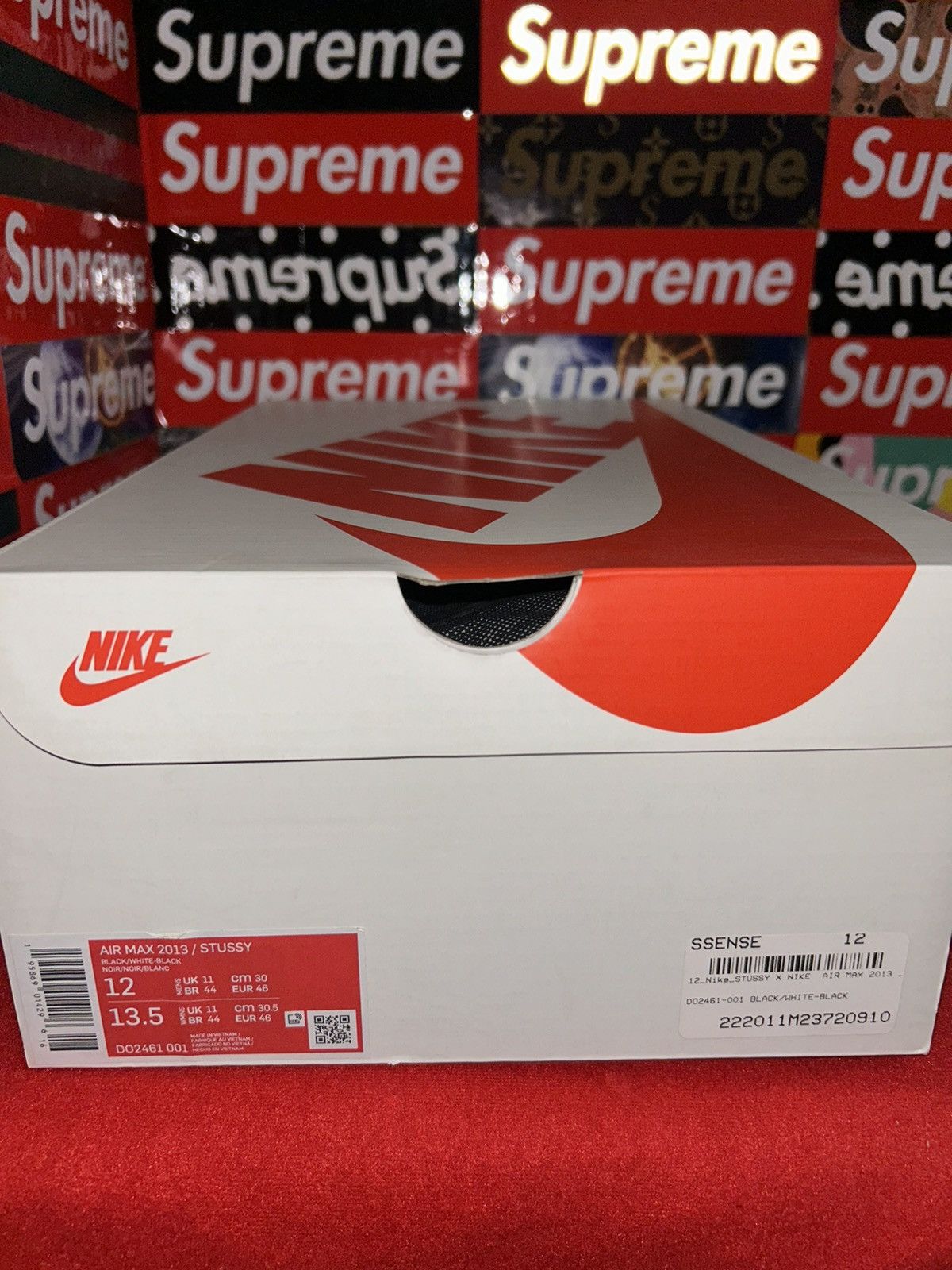 Nike × Stussy Nike Air Max 2013 Stussy Black DO2461-001 size 12 Size US 12 / EU 45 - 12 Thumbnail