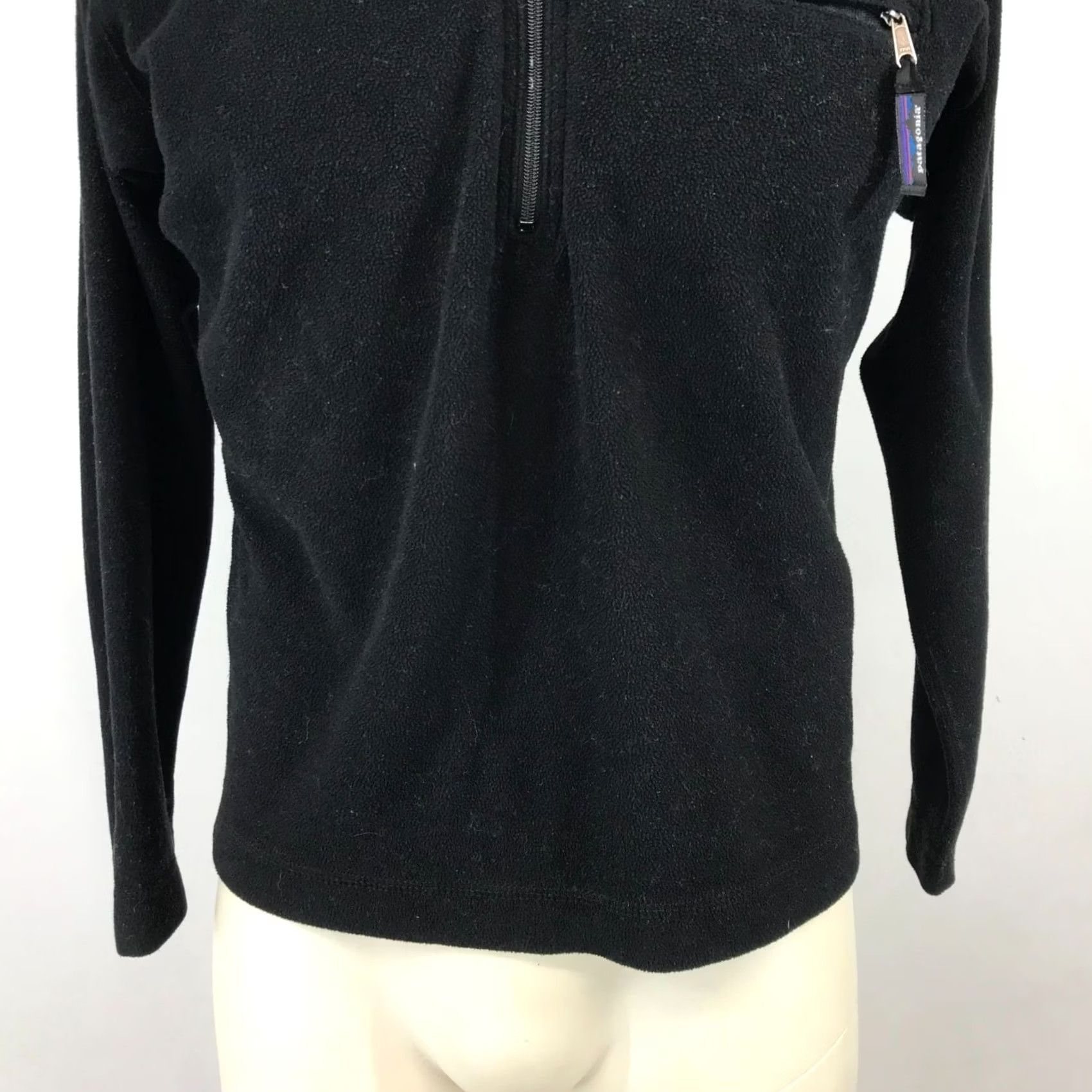 Patagonia VTG Patagonia - Men's Small - Black Fleece Half Zip Pullover Jacket USA, Fleece, Zip, Jacket, Men, Black, Patagonia, USA, S Size US S / EU 44-46 / 1 - 3 Thumbnail