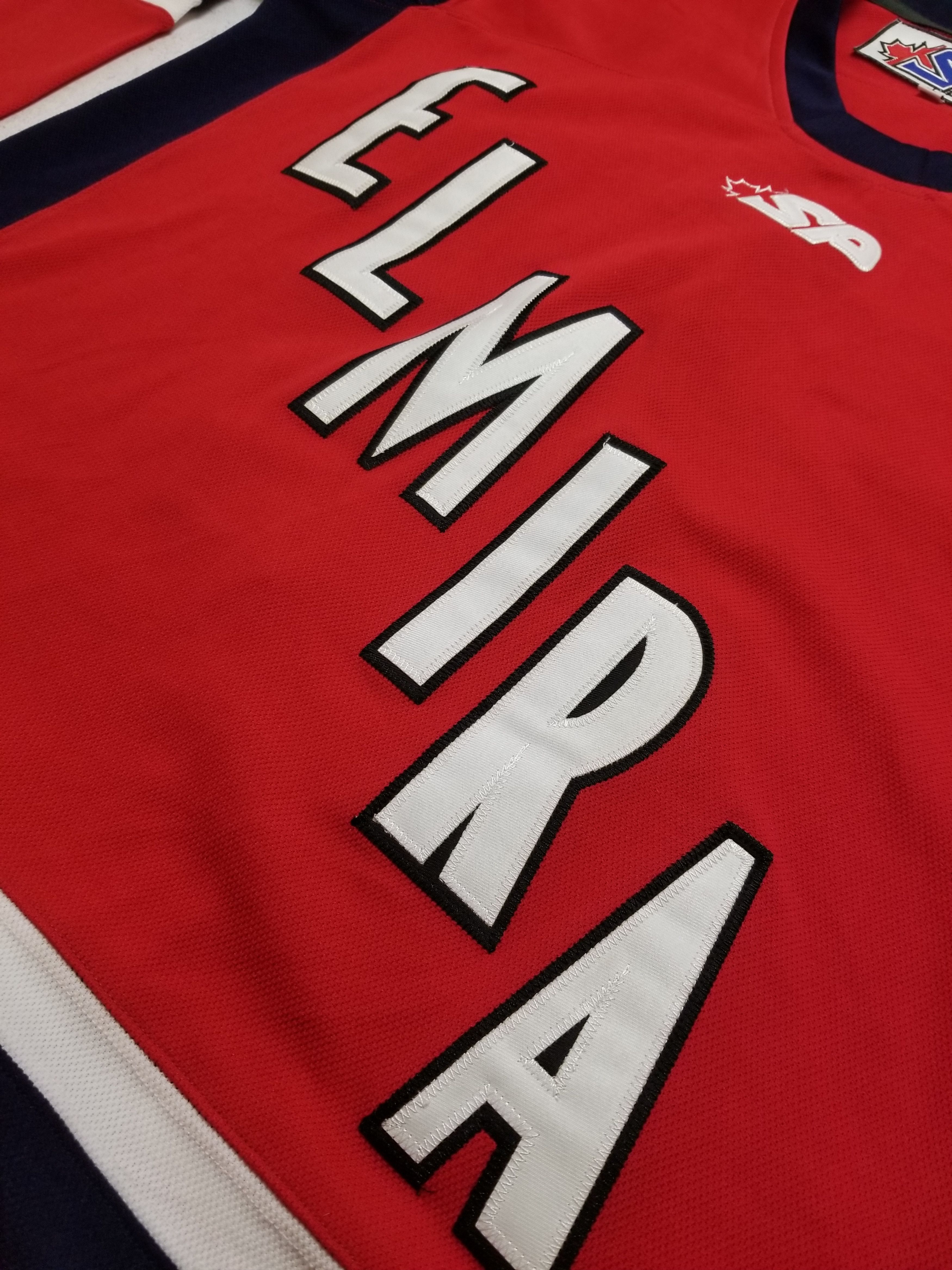 Other Ben Blood Elmira Jackals Hockey ECHL Stitched Sewn Jersey Size US L / EU 52-54 / 3 - 14 Thumbnail