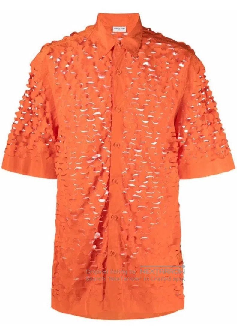 Dries Van Noten Dries Van Noten Laser Cut Shirt. Size US S / EU 44-46 / 1 - 1 Thumbnail