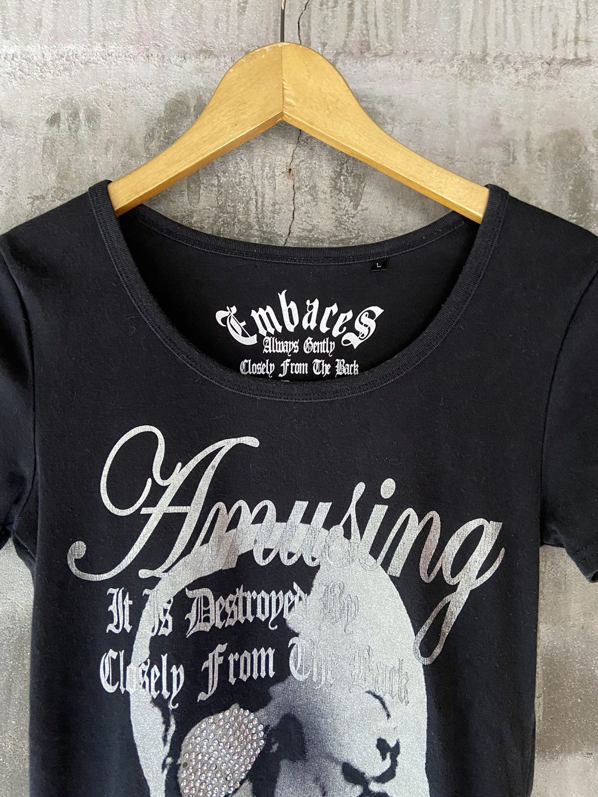 In The Attic IN THE ATTIC KNIT 2 IN 1 EMBARES SKULL TEE Size US M / EU 48-50 / 2 - 15 Thumbnail