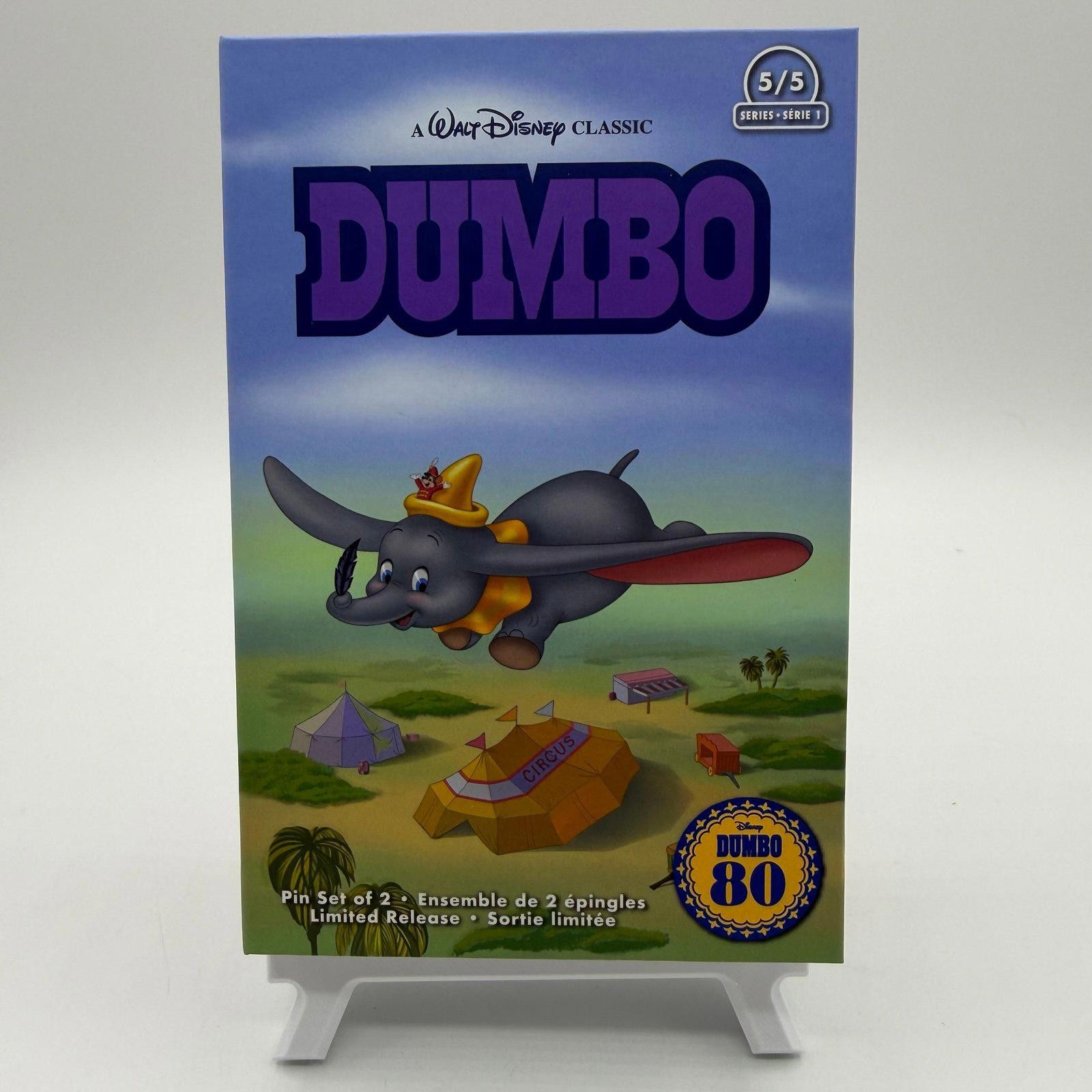 Disney Disney Pin - Dumbo the Flying Elephant - VHS Two Pin Set Size ONE SIZE - 2 Thumbnail