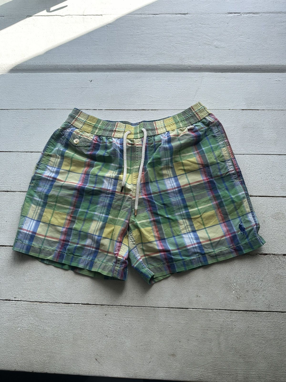 Vintage 🚨 RALPH LAUREN POLO LOGO VINTAGE SHORTS S hawaii rare Size US 29 - 1 Thumbnail