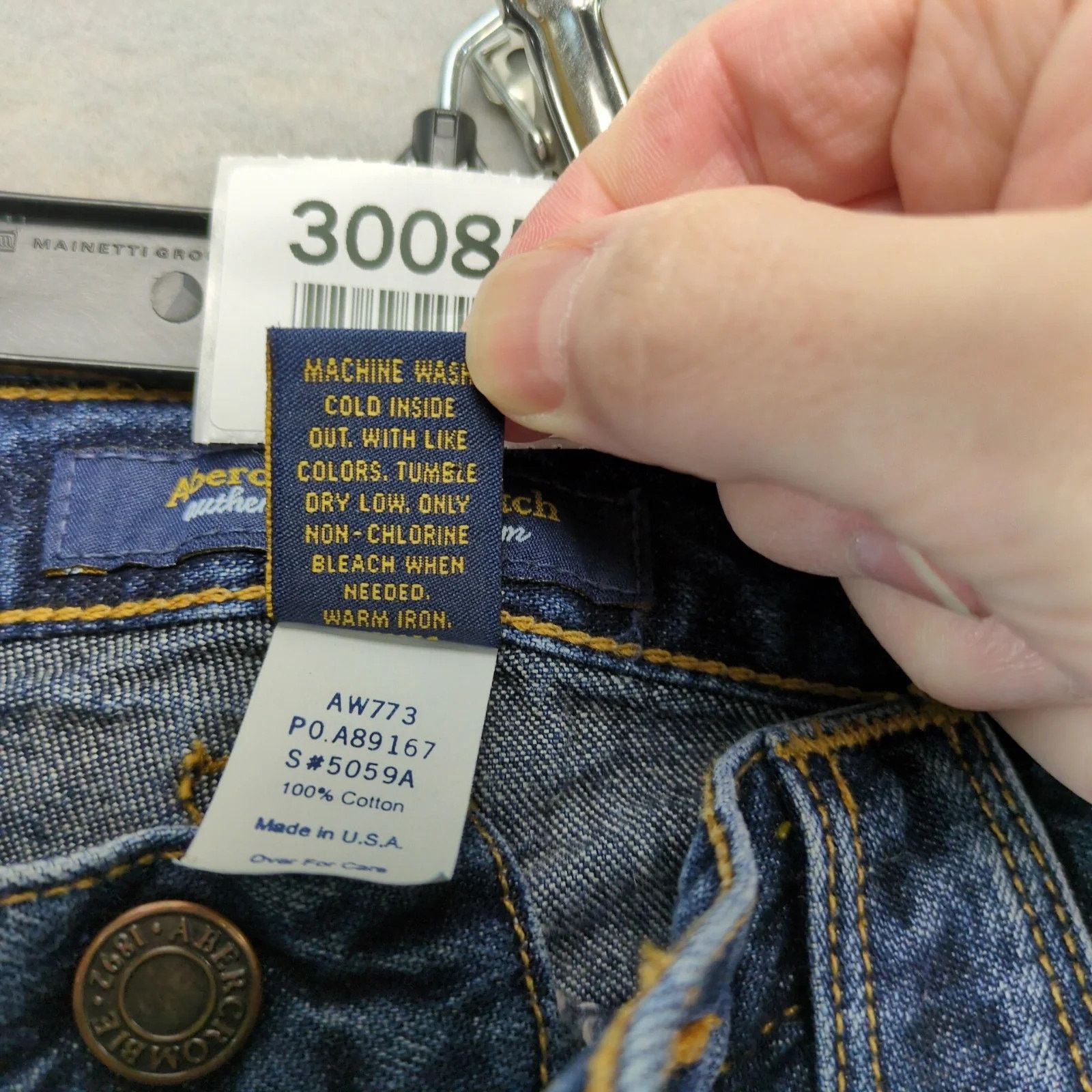 Abercrombie & Fitch Abercrombie & Fitch Crop Jeans Women's 0 Made USA 29x26" Size 25" / US 0 / IT 36 - 4 Thumbnail