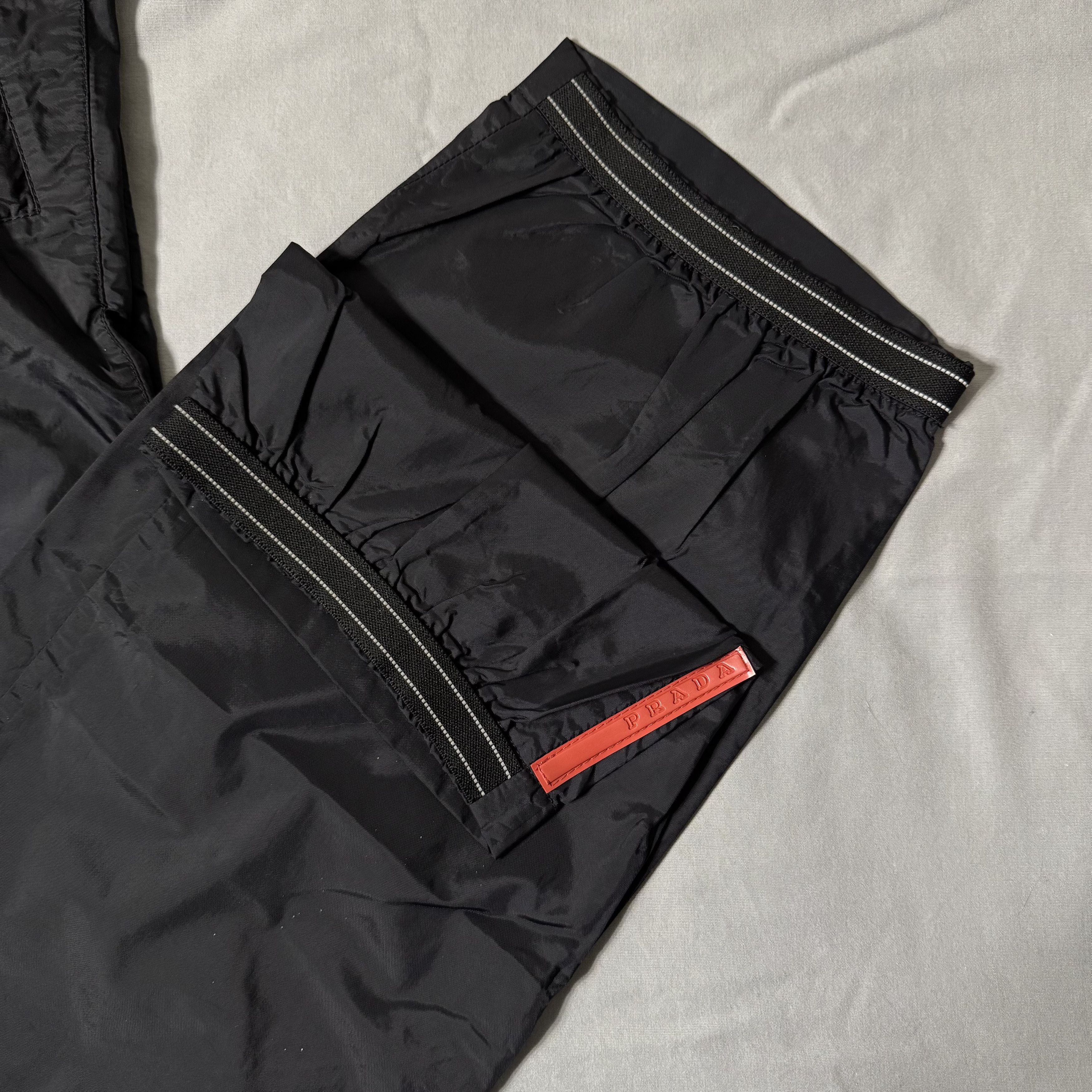 Prada Prada Technical Nylon Red Tab Track Pants IT 44 Size US 28 / EU 44 - 4 Thumbnail