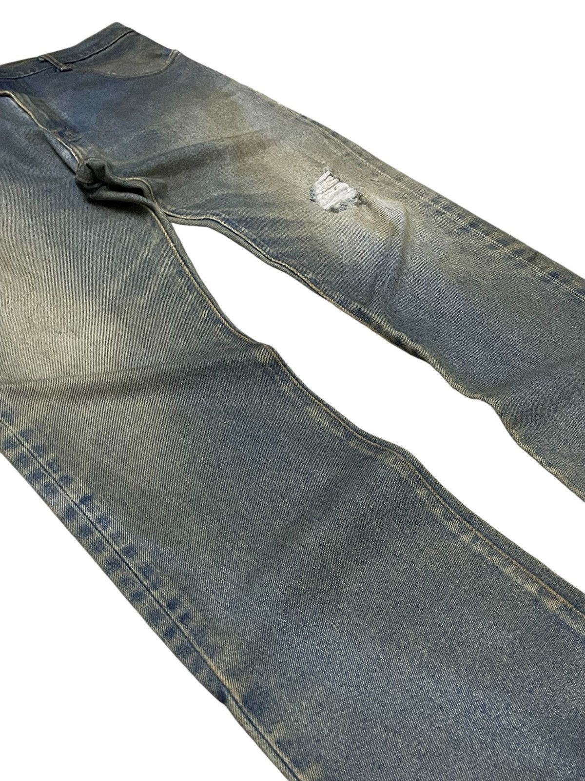 Hysteric Glamour × Levi's × Vintage Vintage Levis 517 Bootcut Dirty Muddy Flare Jeans Size US 32 / EU 48 - 10 Thumbnail