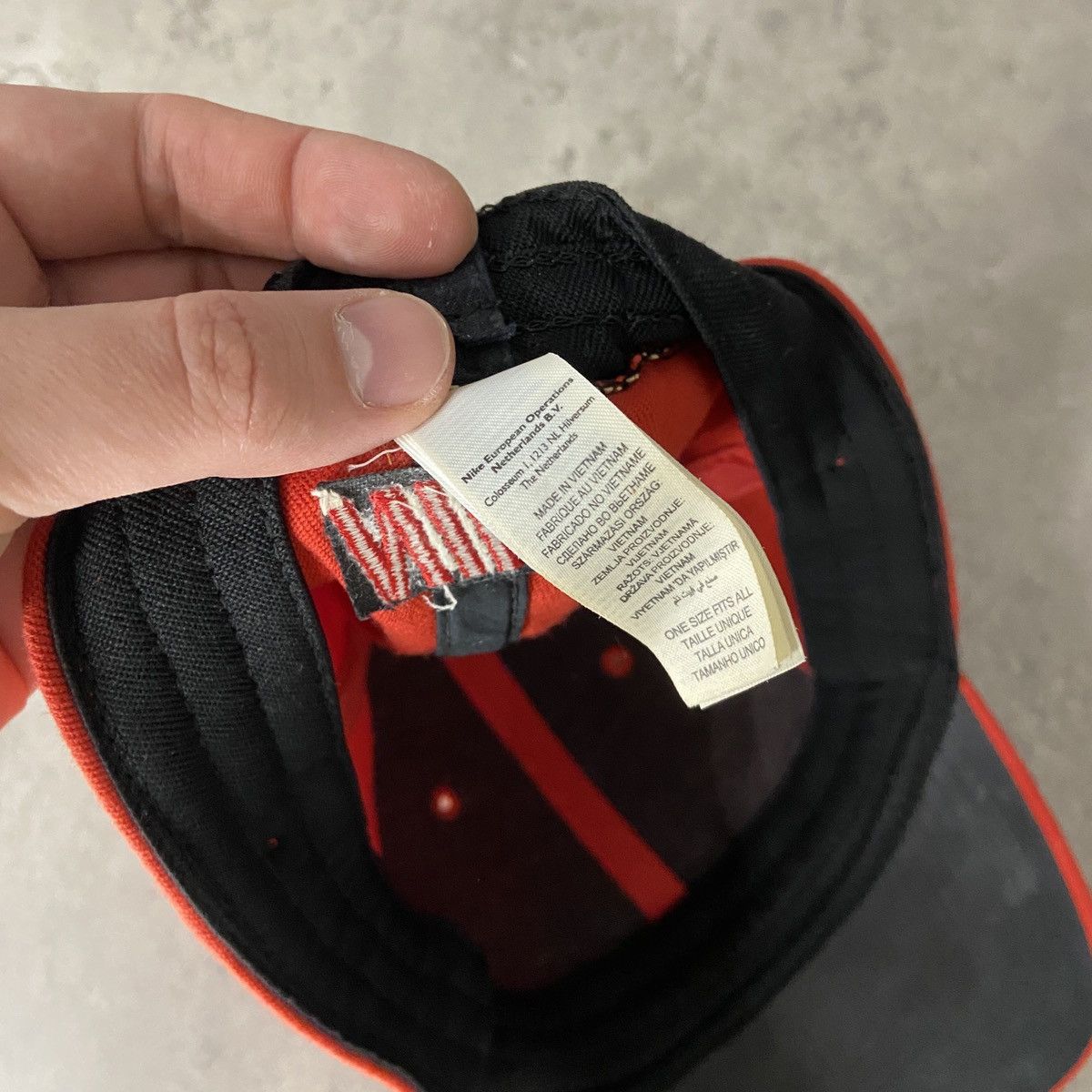 Nike × Vintage Red Legacy 91 Classic Red Cap Size ONE SIZE - 6 Thumbnail