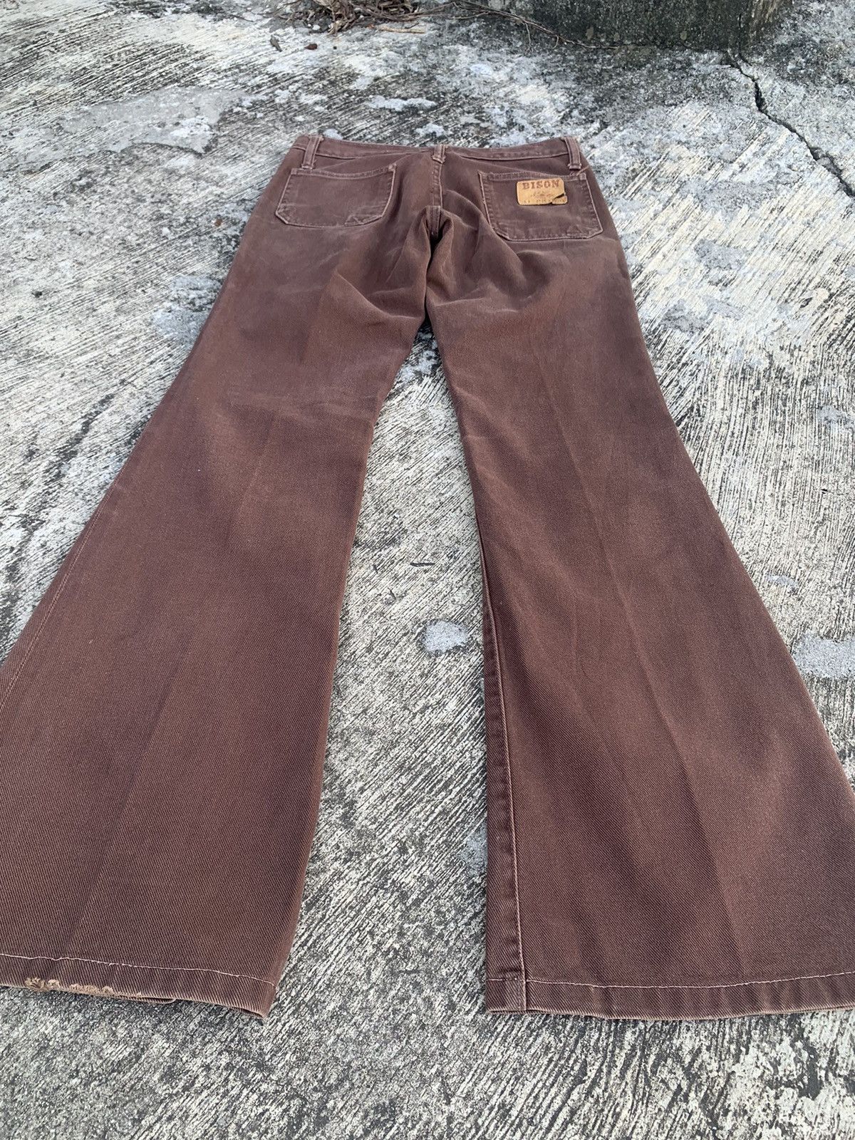 Blue Blue Japan Flare Bison western jeans brown bootcut pants Size 28" / US 6 / IT 42 - 14 Thumbnail