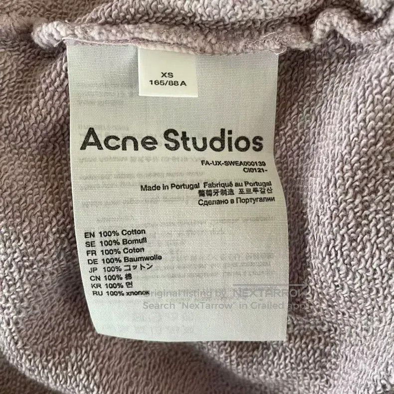 Acne Studios Acne Studios FW23 Face expression thermal vintage letterin Size US XS / EU 42 / 0 - 4 Thumbnail