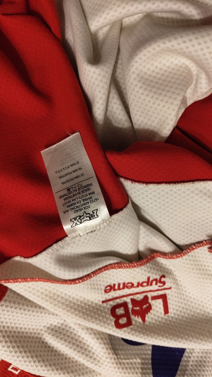 Fox Racing × Supreme SUPREME FOX RACING JERSEY Size US XL / EU 56 / 4 - 4 Thumbnail