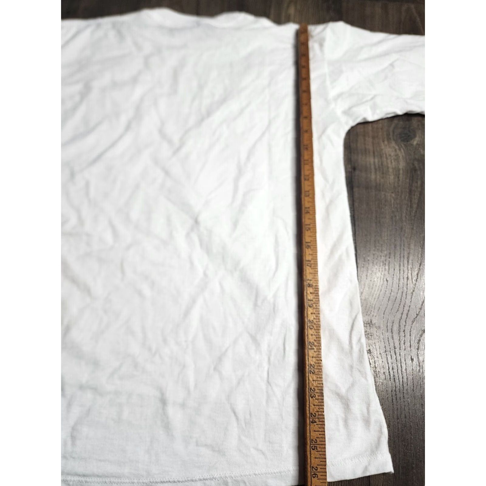 Jerzees VINTAGE JERZEES Women's T-Shirt 90s Floral Applique Rhinestones Cotton Blend White Size L Size L / US 10 / IT 46 - 3 Thumbnail