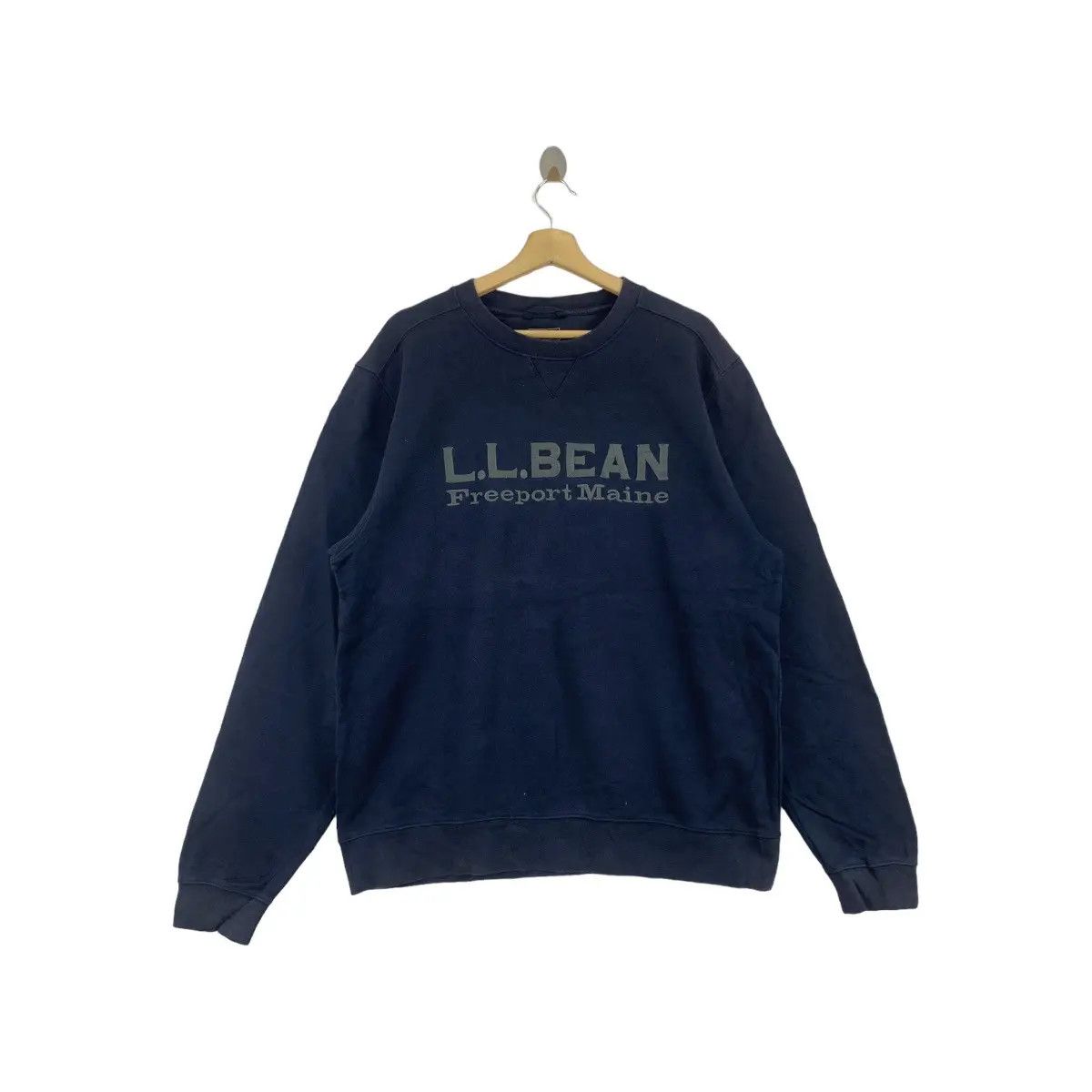 L.L. Bean Vintage L.L. BEAN FREEPORT MAINE Center Logo Sweatshirt Size XL / US 12-14 / IT 48-50 - 1 Thumbnail